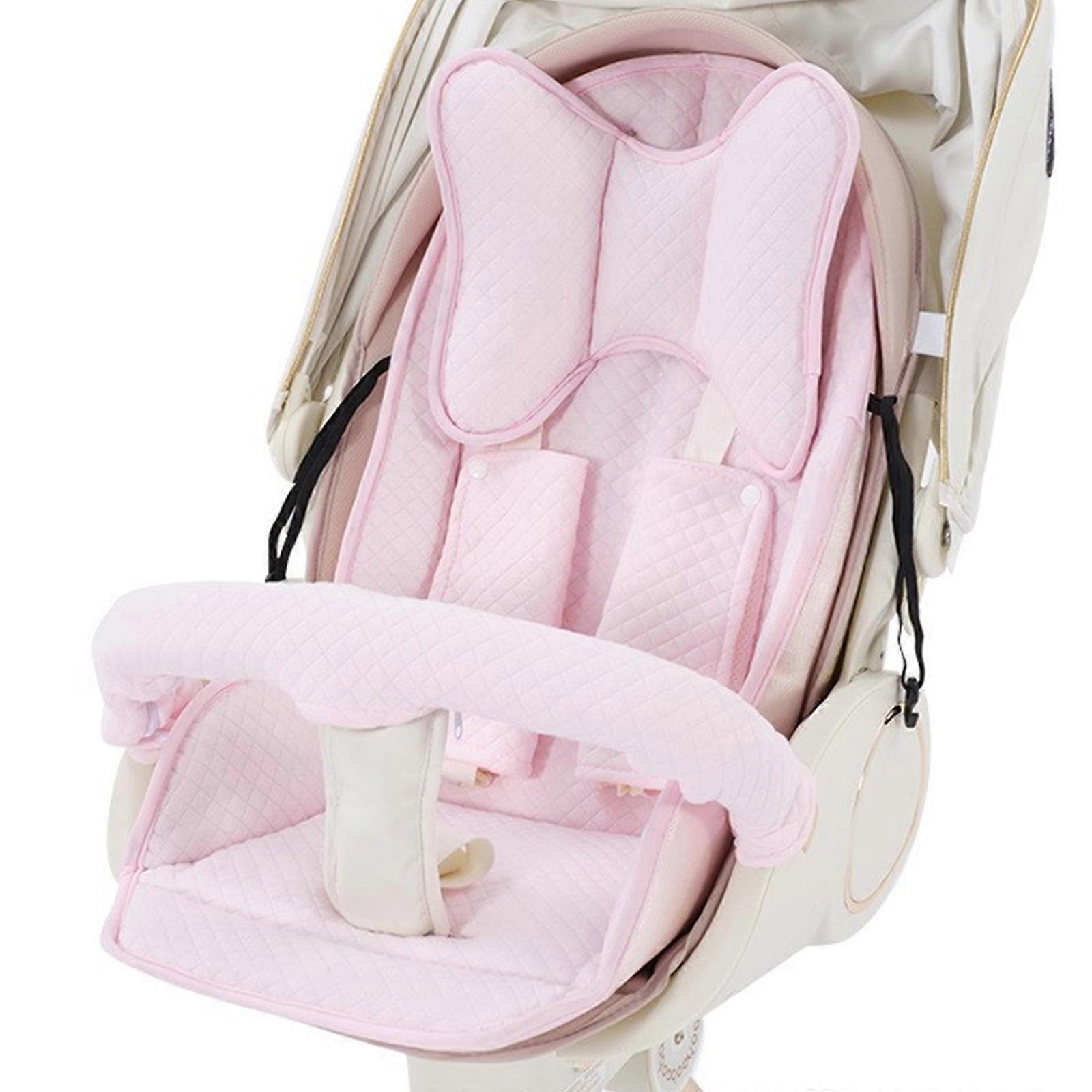 Prams Cotton Mat Set 5 in 1 Baby Prams Comfortable Pads Lovely Pattern Designs for Everyday Use & Outdoor Activity