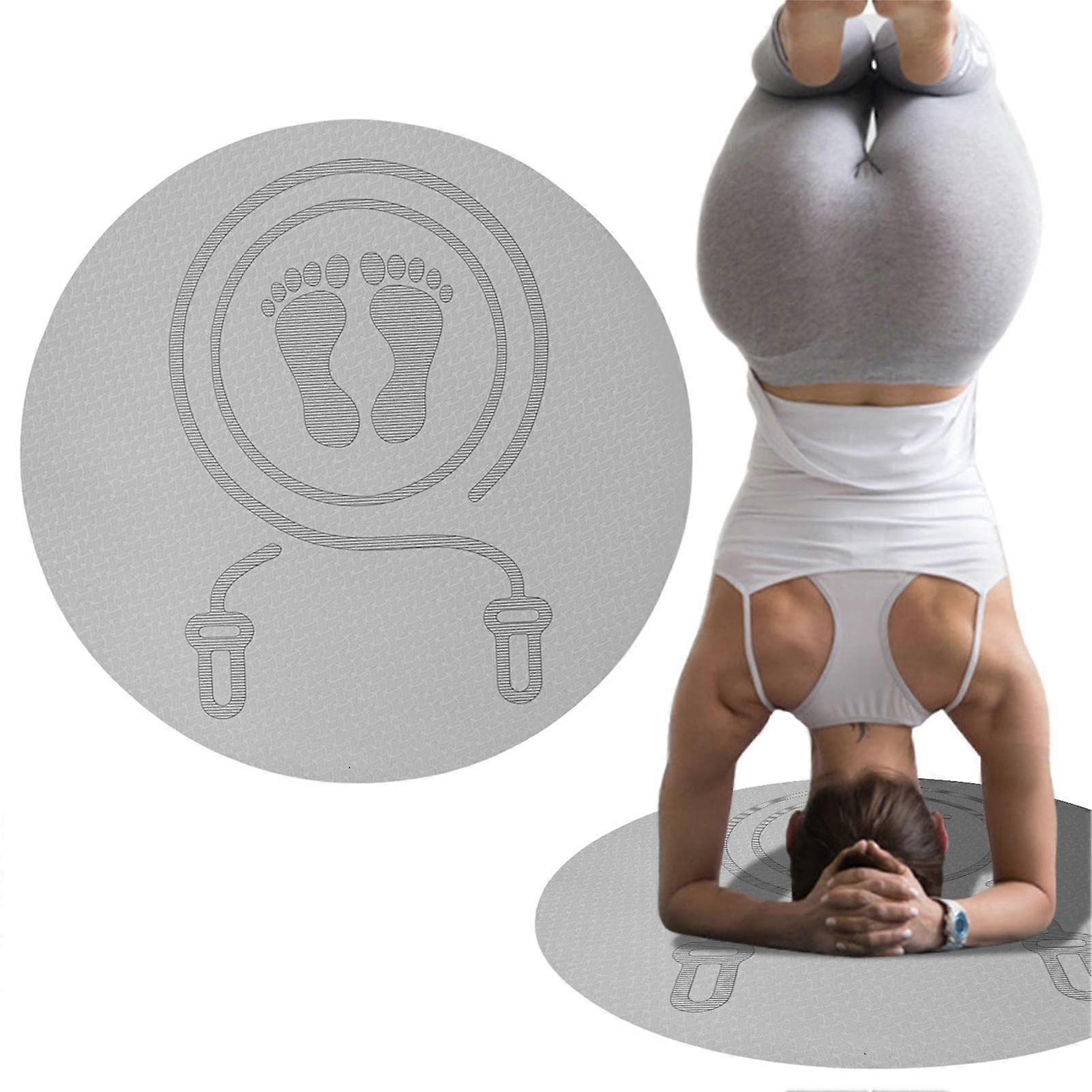Skipping Rope Mat  Training Mats Round Design  Yoga Exercise Mat for Absorbing Shocks