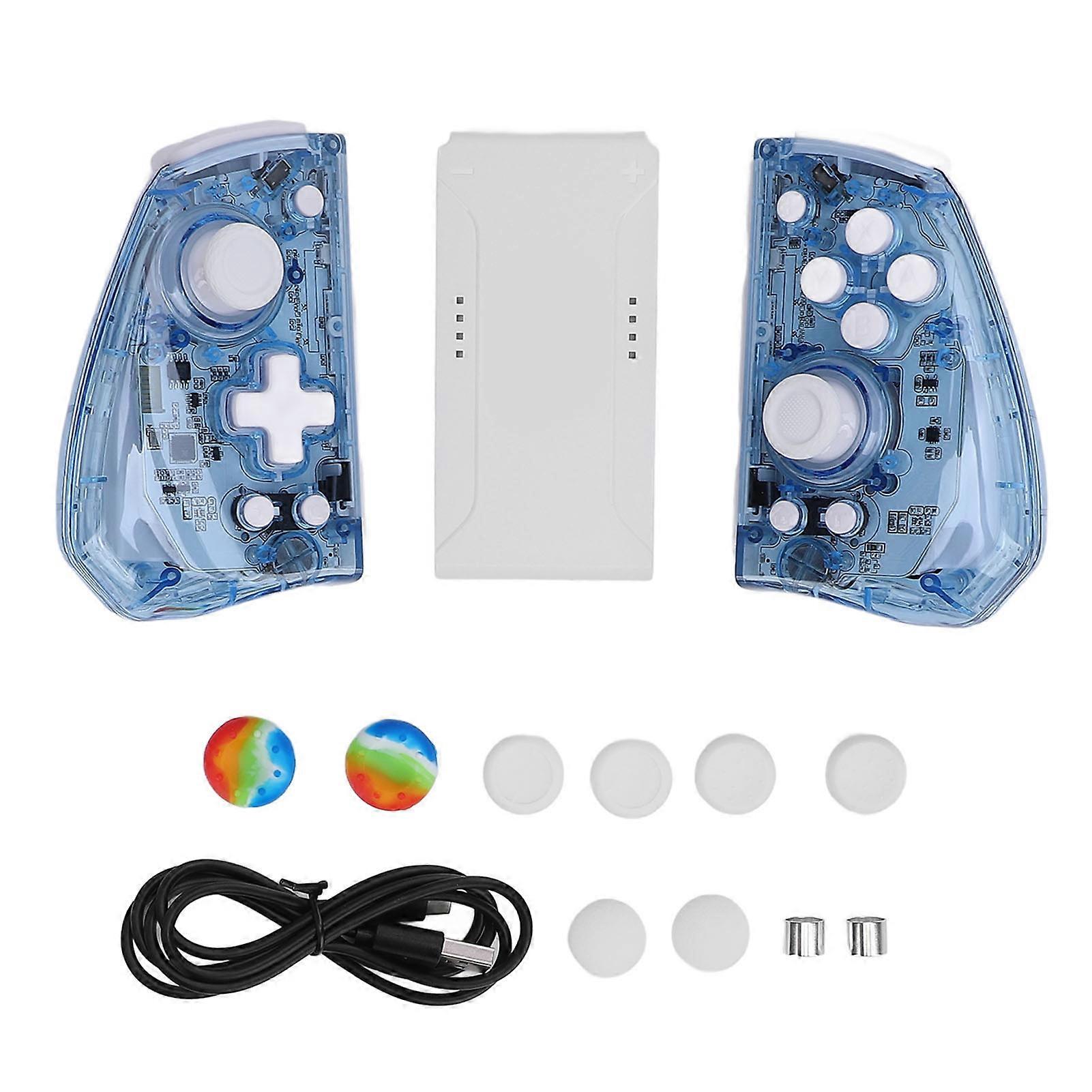 KS40 Wireless OLED Controller for Switch - Motion Control, Macro Mapping, RGB LED, Blue