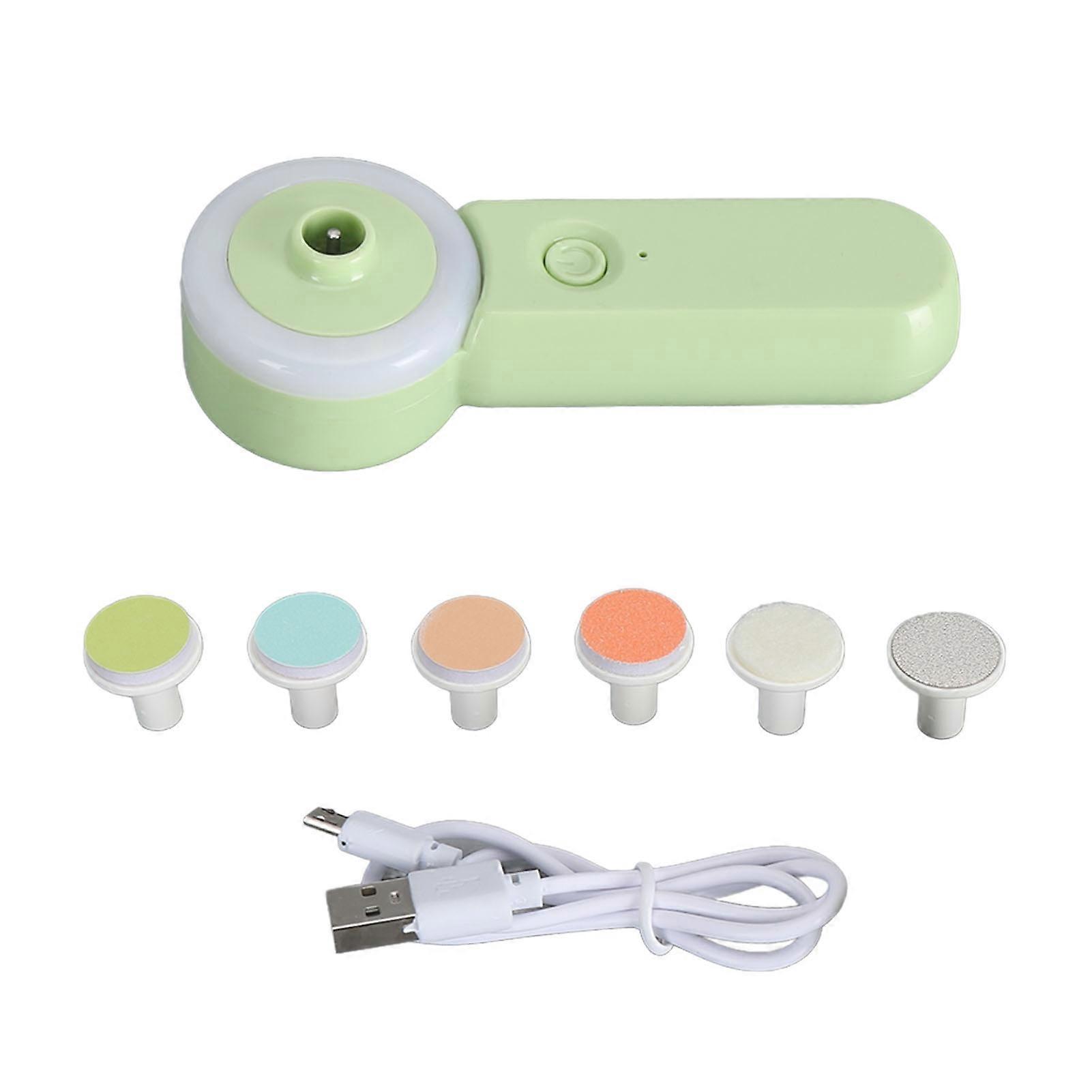 Electric Baby Nail Clipper, 2 Speeds, 6 Sanding Pads, Nail File with Light, for Newborns, Infants, Toddlers, Kids and Adults