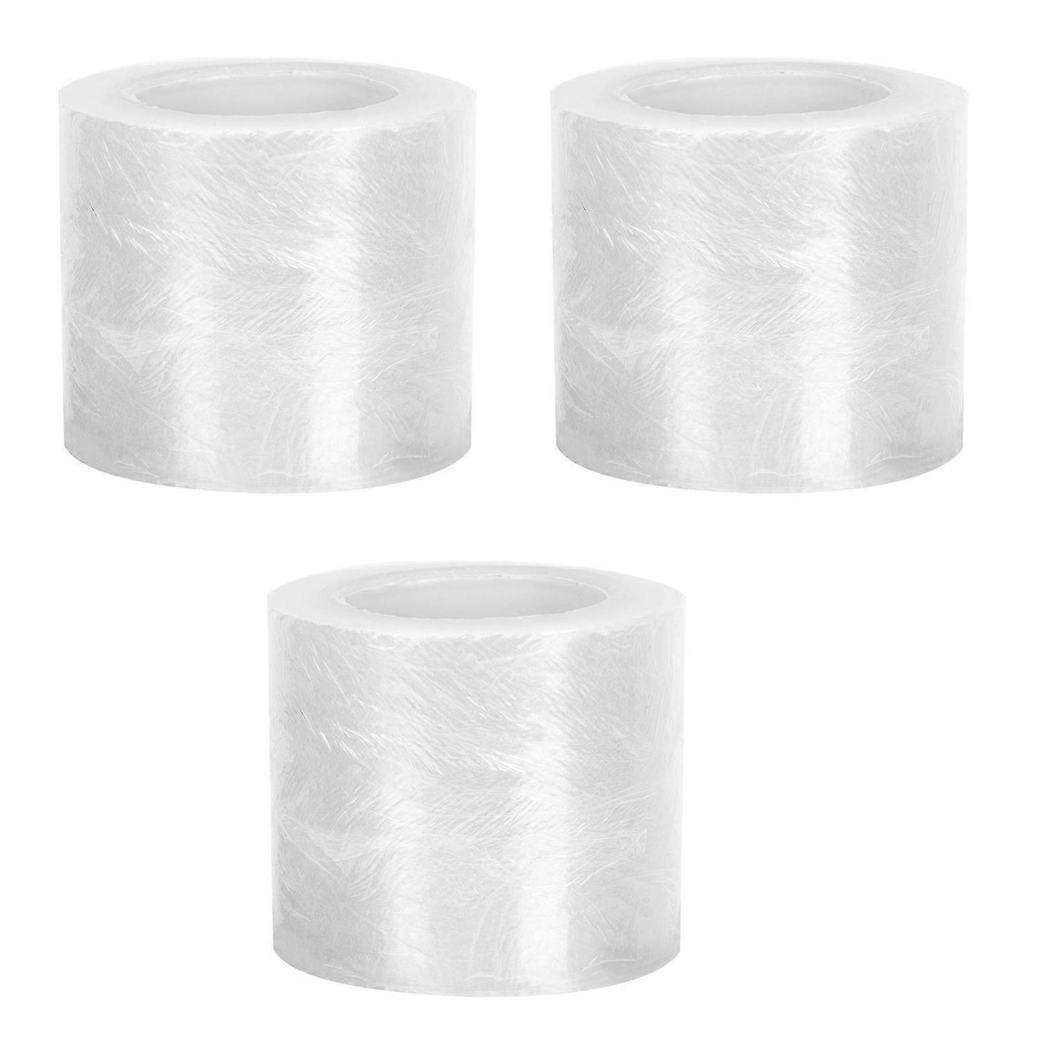 3 Rolls of Grafting Remove Eyelash Cling Film Tattoos Eyebrow Lip Cling Film