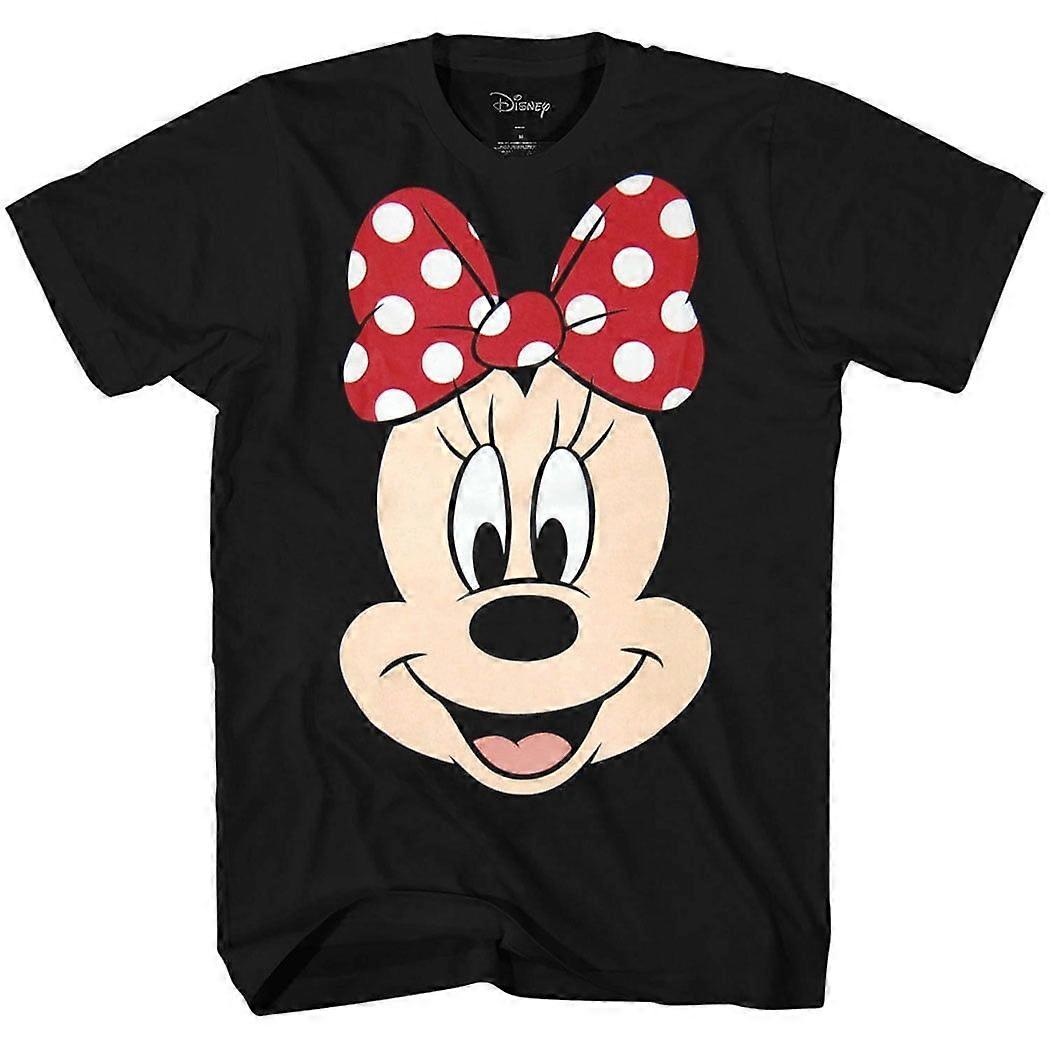 Disney Minnie Mouse Face Big Smile T-Shirt-Txa216ii1291