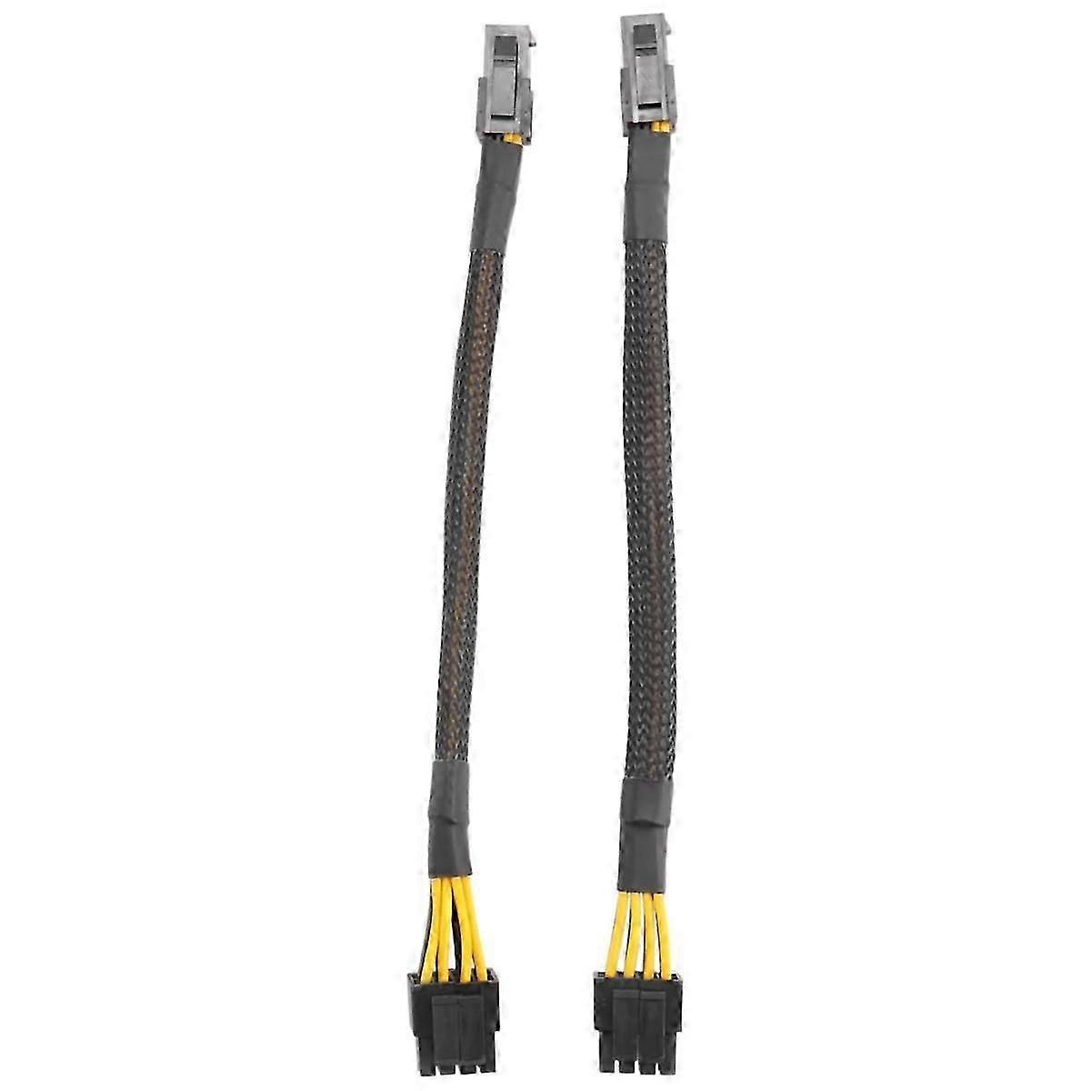 ATX 4 Pin Dişi Anakart CPU 8 (4 + 4) Pin Erkek EPS 12V Dönüştürücü Adaptör Uzatma Kablosu Örgülü Kollu