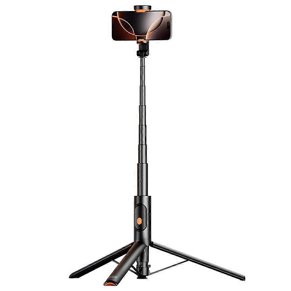 Black (A) $ New smart tripod automatic floor tripod hidden integrated selfie stick handheld photography touch the ground and pop up