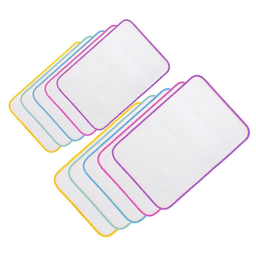 Heat Resistant Ironing Pad Scald Cloth 10pcs for Home Quilting Travel Use Random Colors