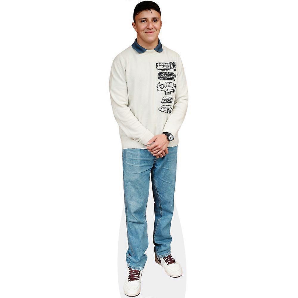 Isack Hadjar (Jeans) Cardboard Cutout (lifesize OR mini size). Standee. Stand Up.