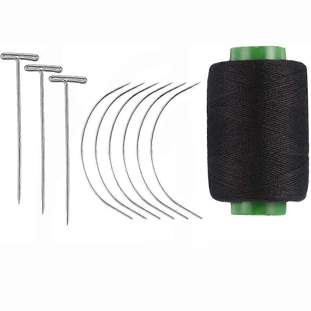 Durable Pins with Large Eye Needles, Simplifies Wig Creation and Maintenance