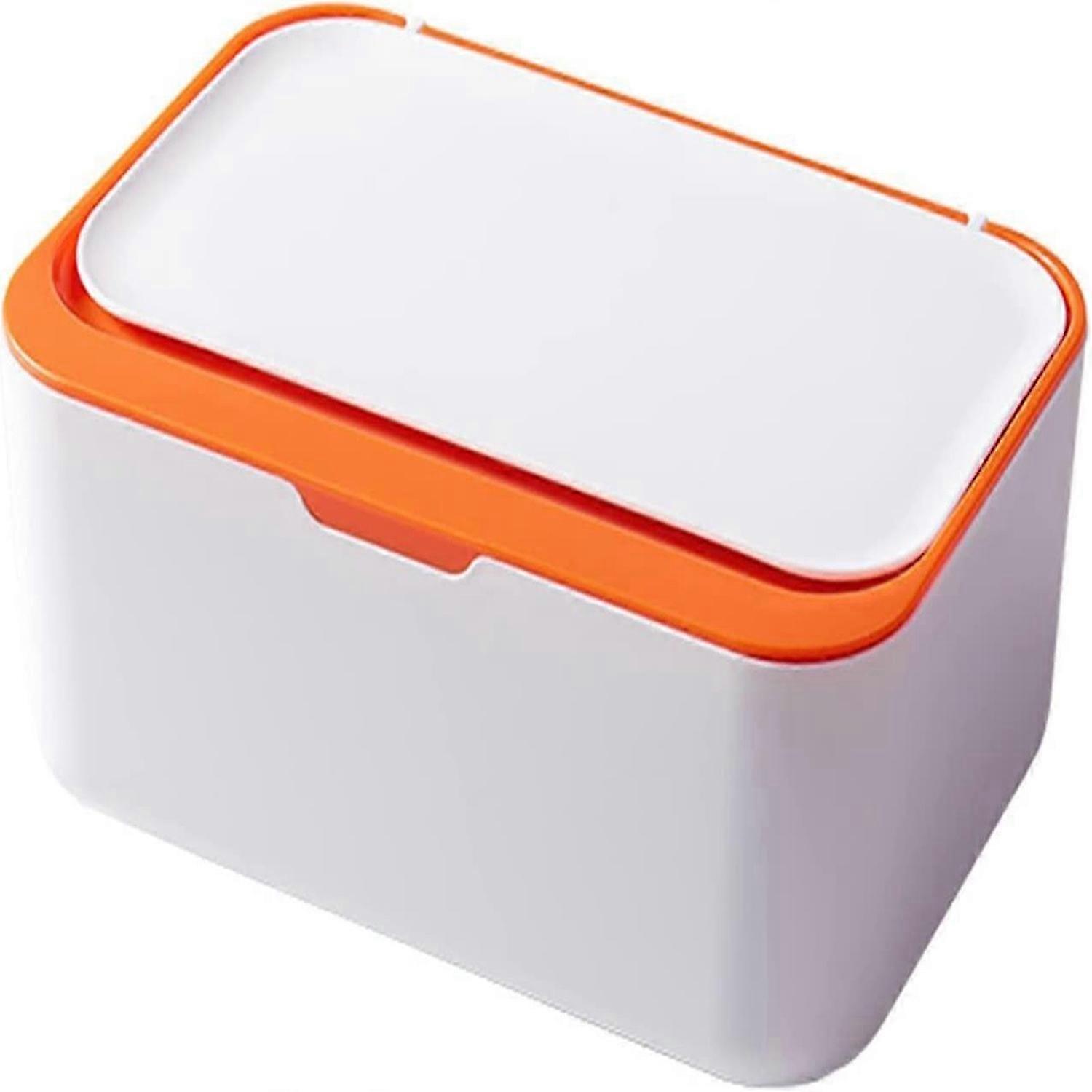 Wipes Dispenser Case , Keep Wipes Fresh Tissue Storage Case Container Plastic(Blue+white)