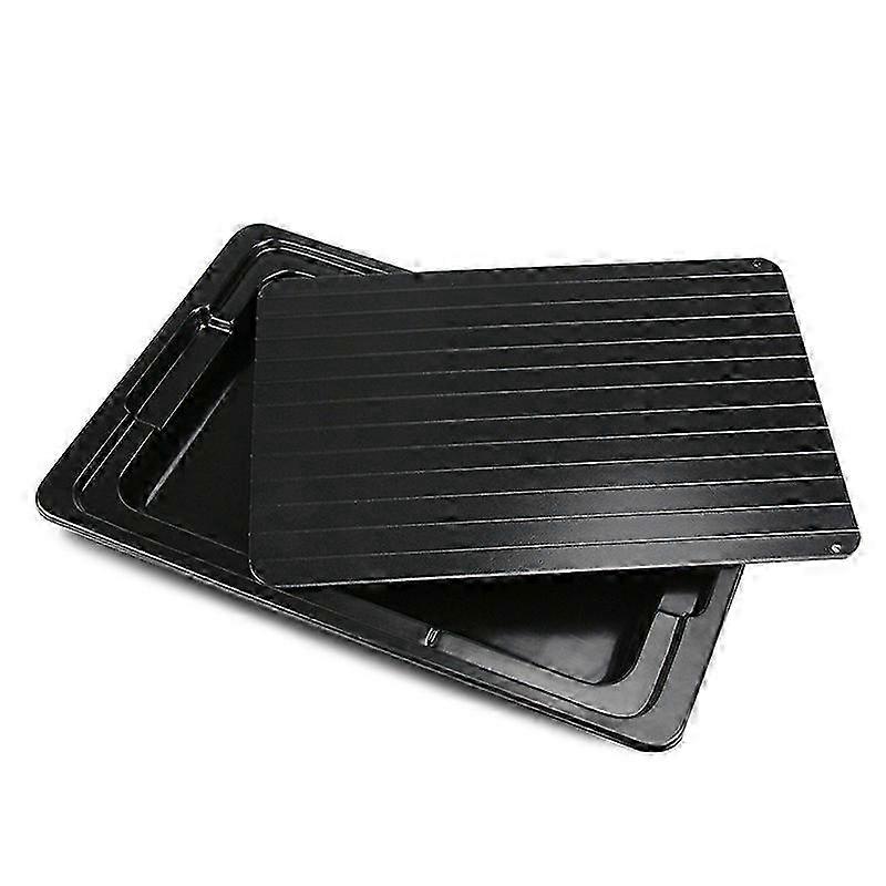 2025 Thawing Plate with Drip Tray for Frozen Meat Defrosting Fast Safe