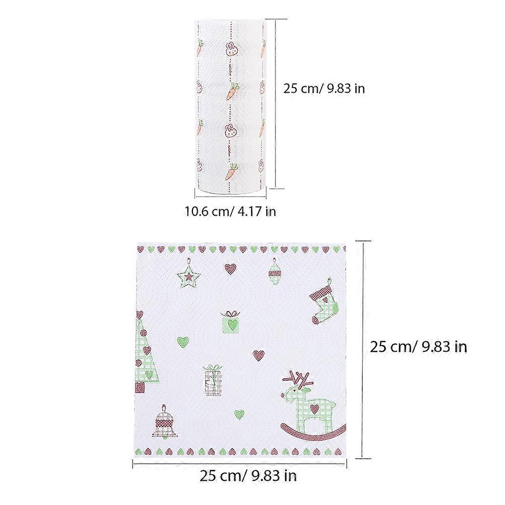 Quick-Drying Absorbent Paper for Kitchen Use Oil Blotting Disposable 1 Roll