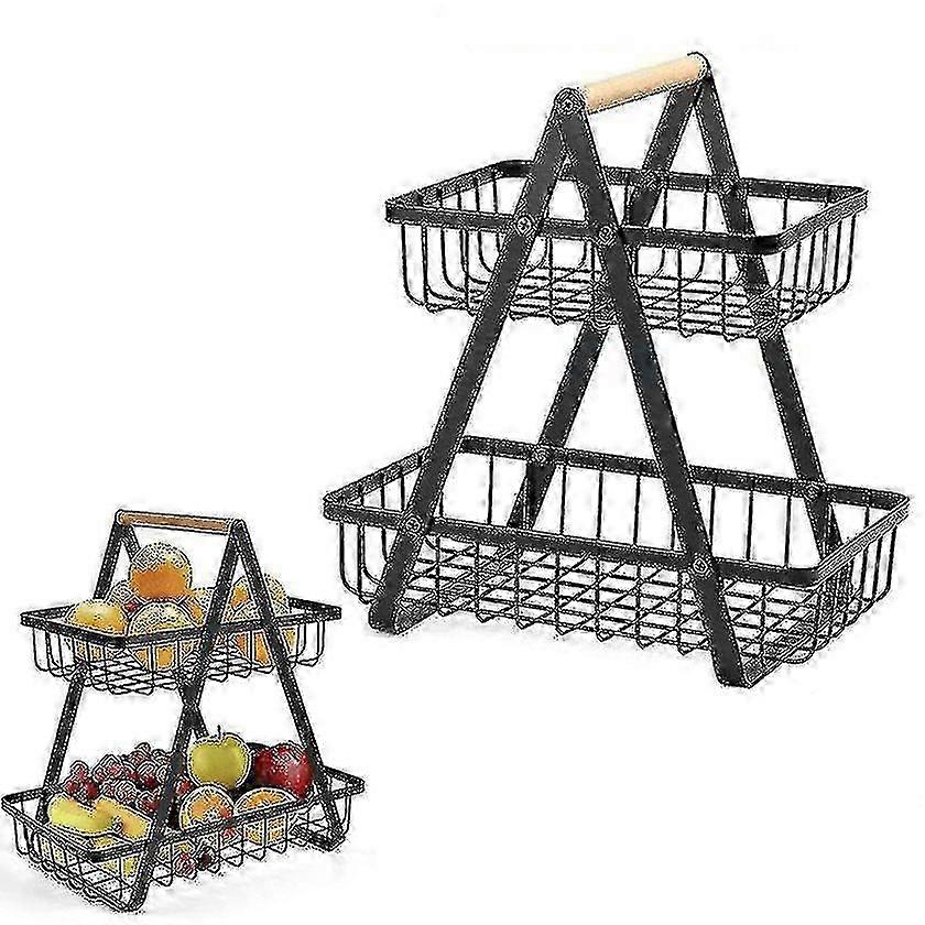 2025 Fruit Basket Bread Baskets Holder Kitchen Rack Storage Stand Countertop Basket