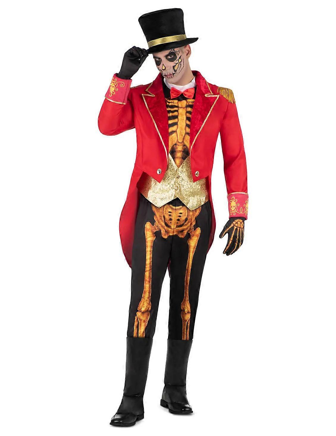 Skeleton Ringmaster Costume for Men