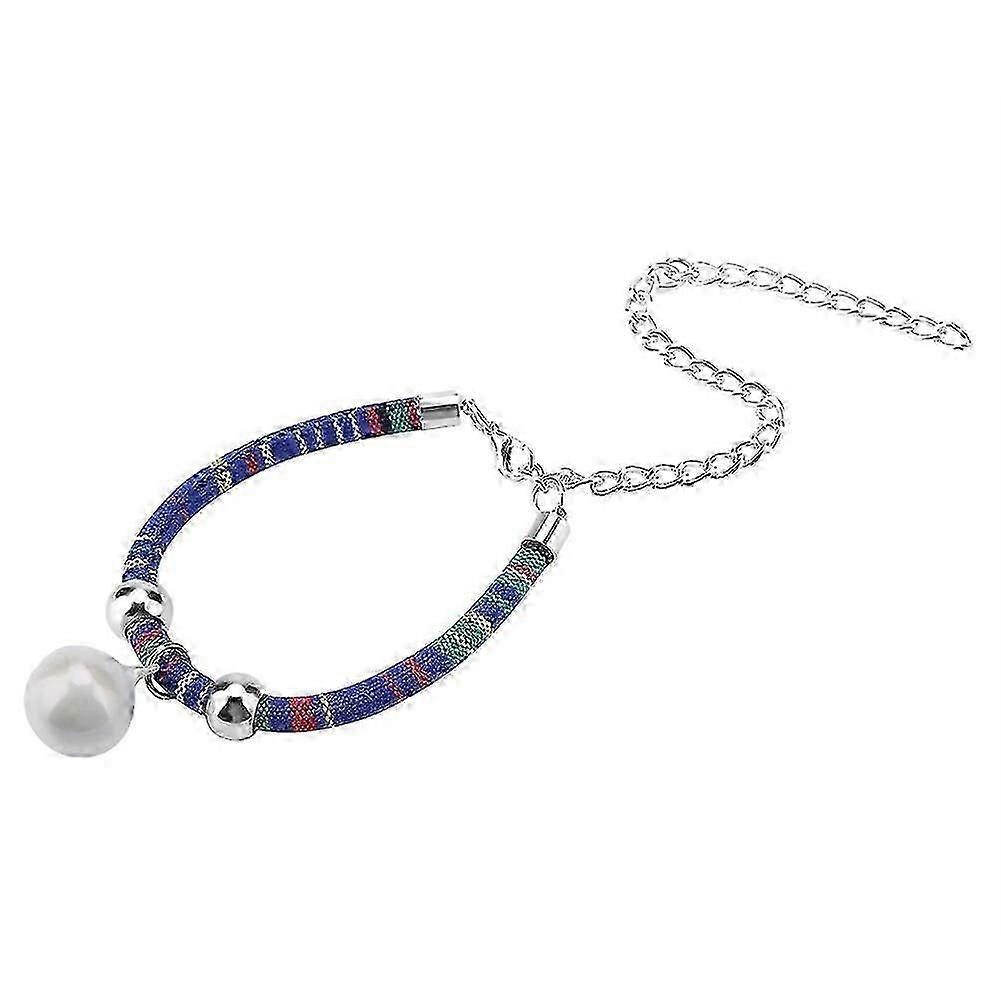Pet Cat Bell Collar with Long Chain