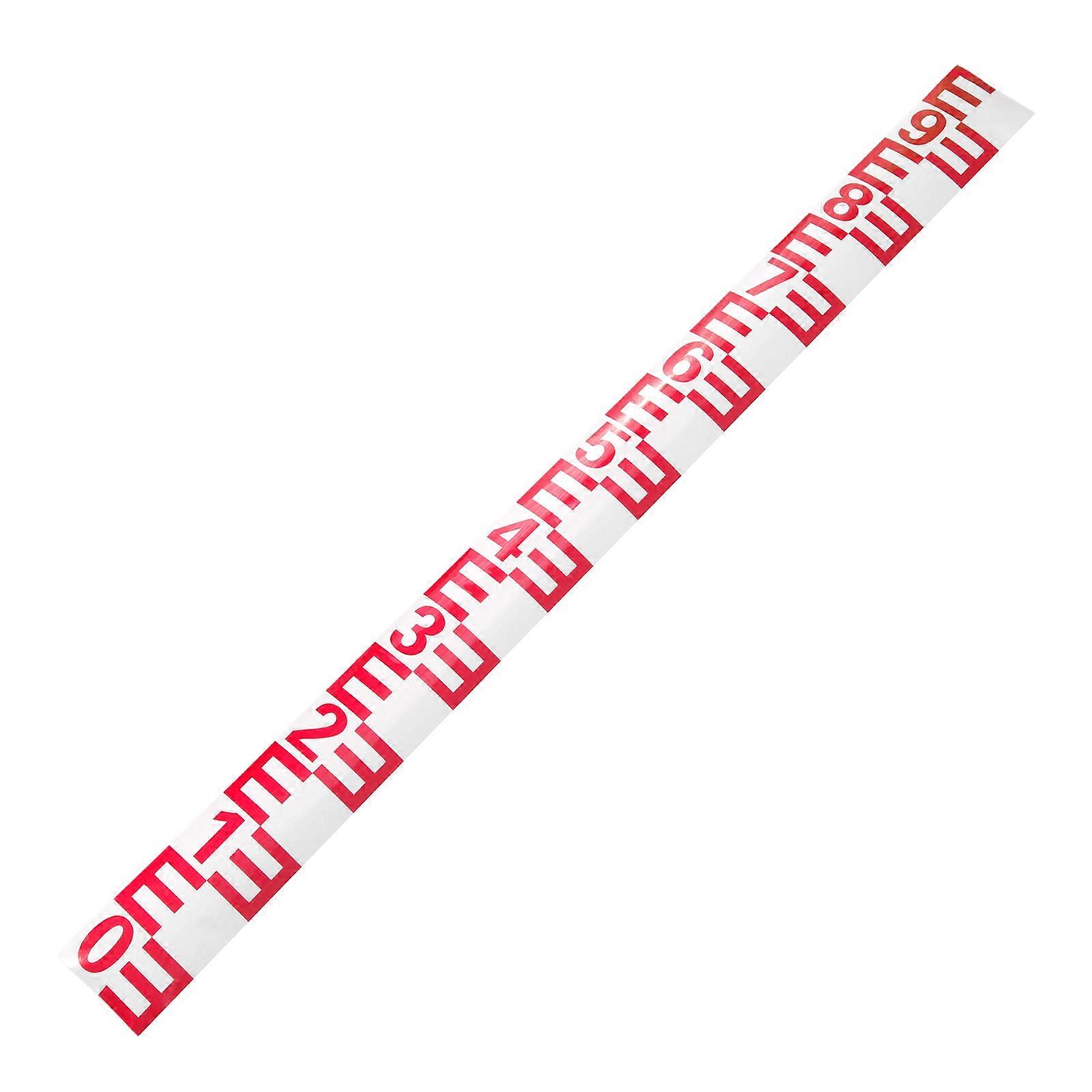 Reflective Sticker Water Level Tool Bridge Pier Arc Marker Easy Installation Polystyrene 1Set