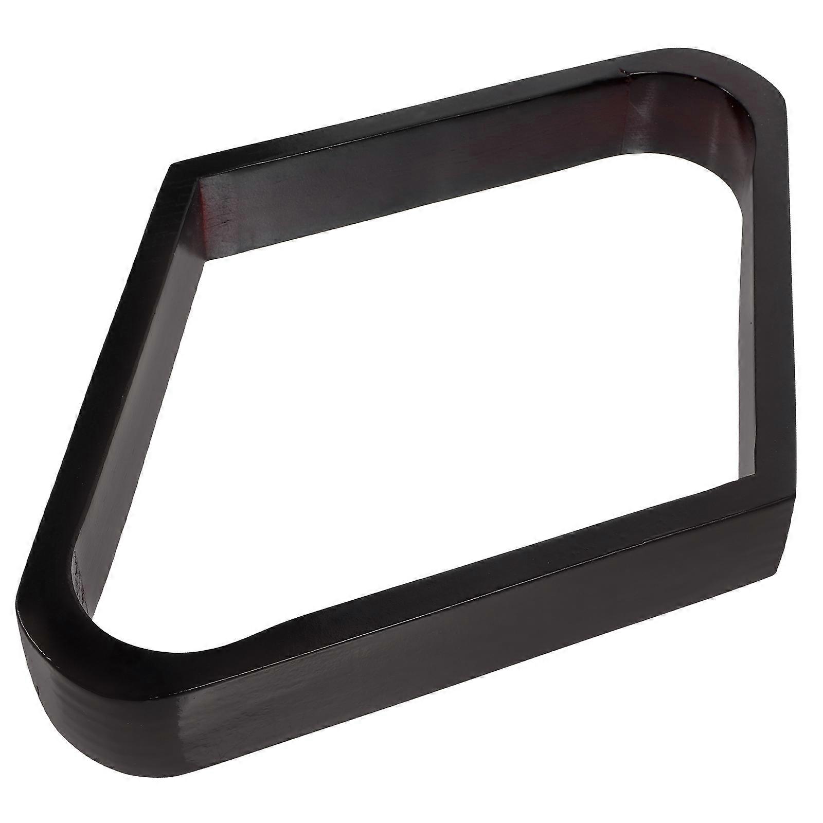 Wood Billiard Rack Rhomb Billiard Frame Pool Table Accessory Style Black 1Pack