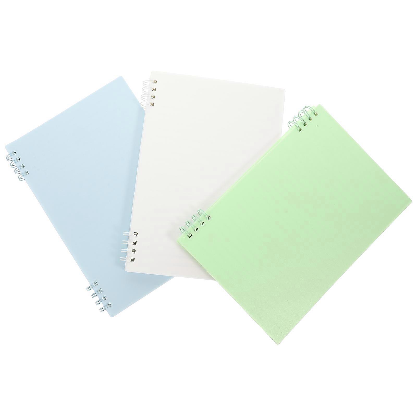 Convenient Planner Notepads Household Diary Keeping Sky Blue A5 Size 3Pcs
