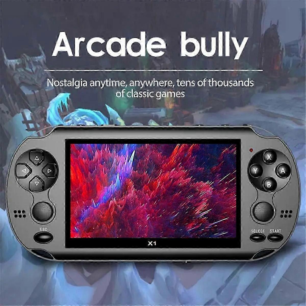 Console de videogame de 4,3 polegadas 8G 10.000 jogos 128 bits para console de jogos PSP