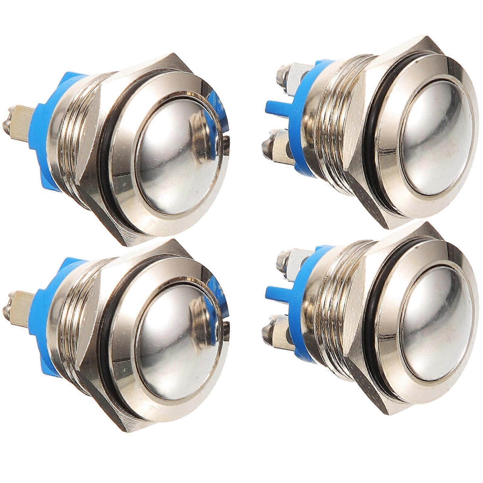 Doorbell Push Button Switch Sturdy Ringer Button Doorbell Button for Home Use Curved Surface 4Pcs