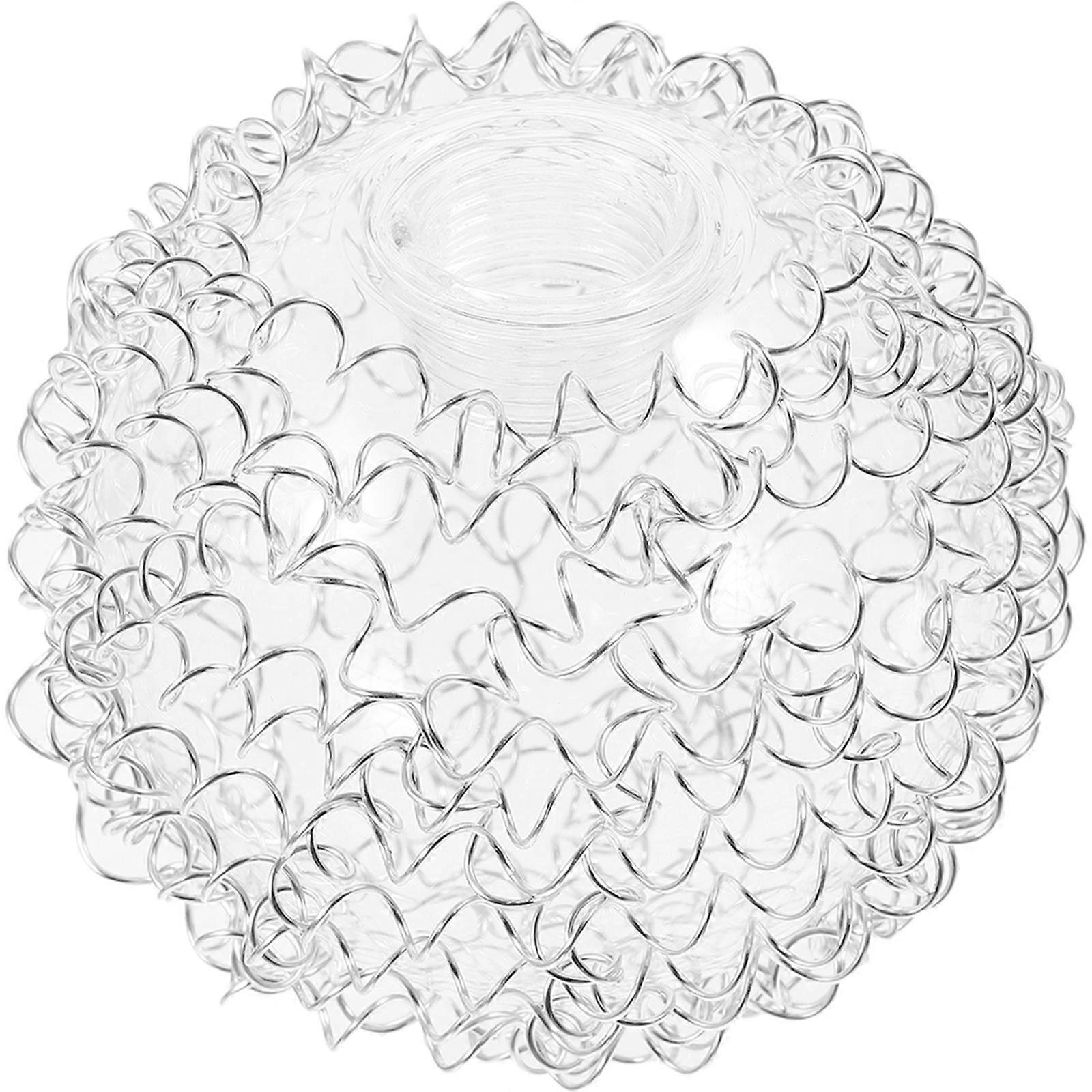 Round Globe Lampshade Clear Glass Lampshades For Pendant Lamp Protect Lamps Function 1Pcs