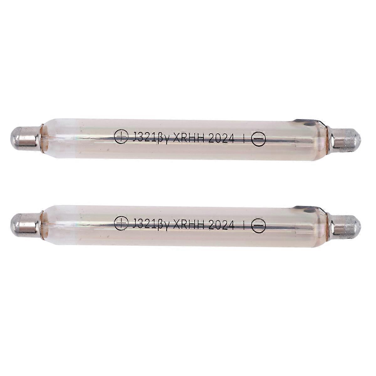 2PCS J321 Geiger Tube Counter Hard Beta Detectors Geiger Counter Kit the Tube for Nuclear Radiation