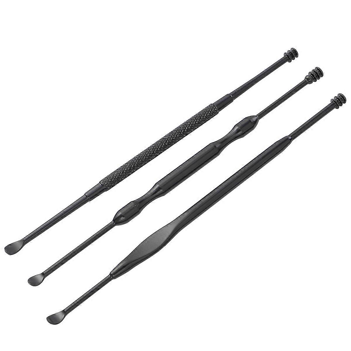 Ear Picker Set Spiral Professional Design For Travel 3Pcs