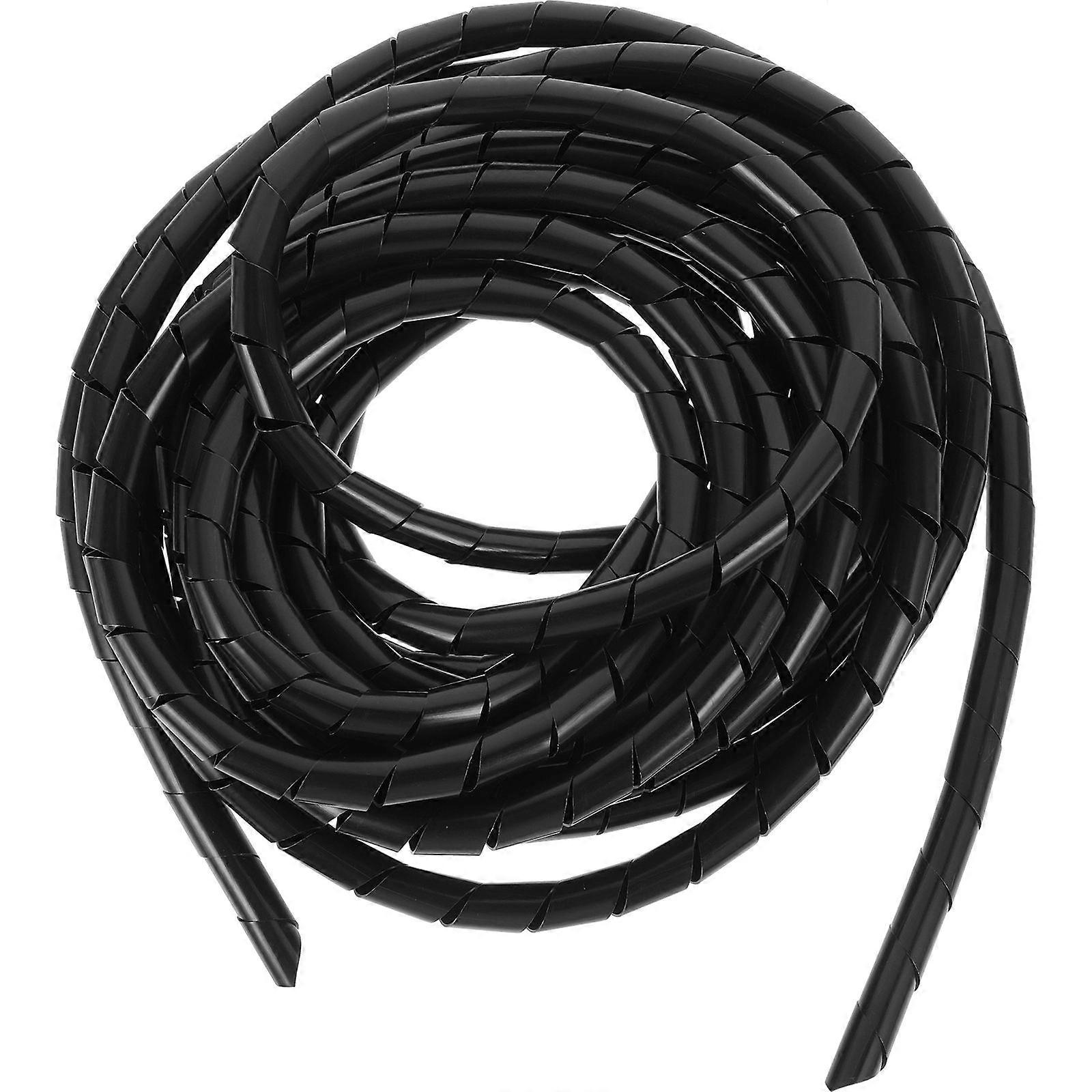 Cord Sleeve Cable Management Wrap For Factory Use 800.00X0.80X0.80CM Black PE Wire Protector 1Pack
