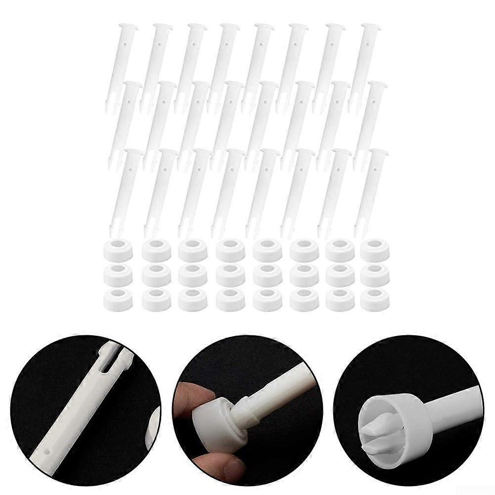 24-Piece Pool Connection Set with 6cm Connectors and Seals for Above Ground and Inground Pools