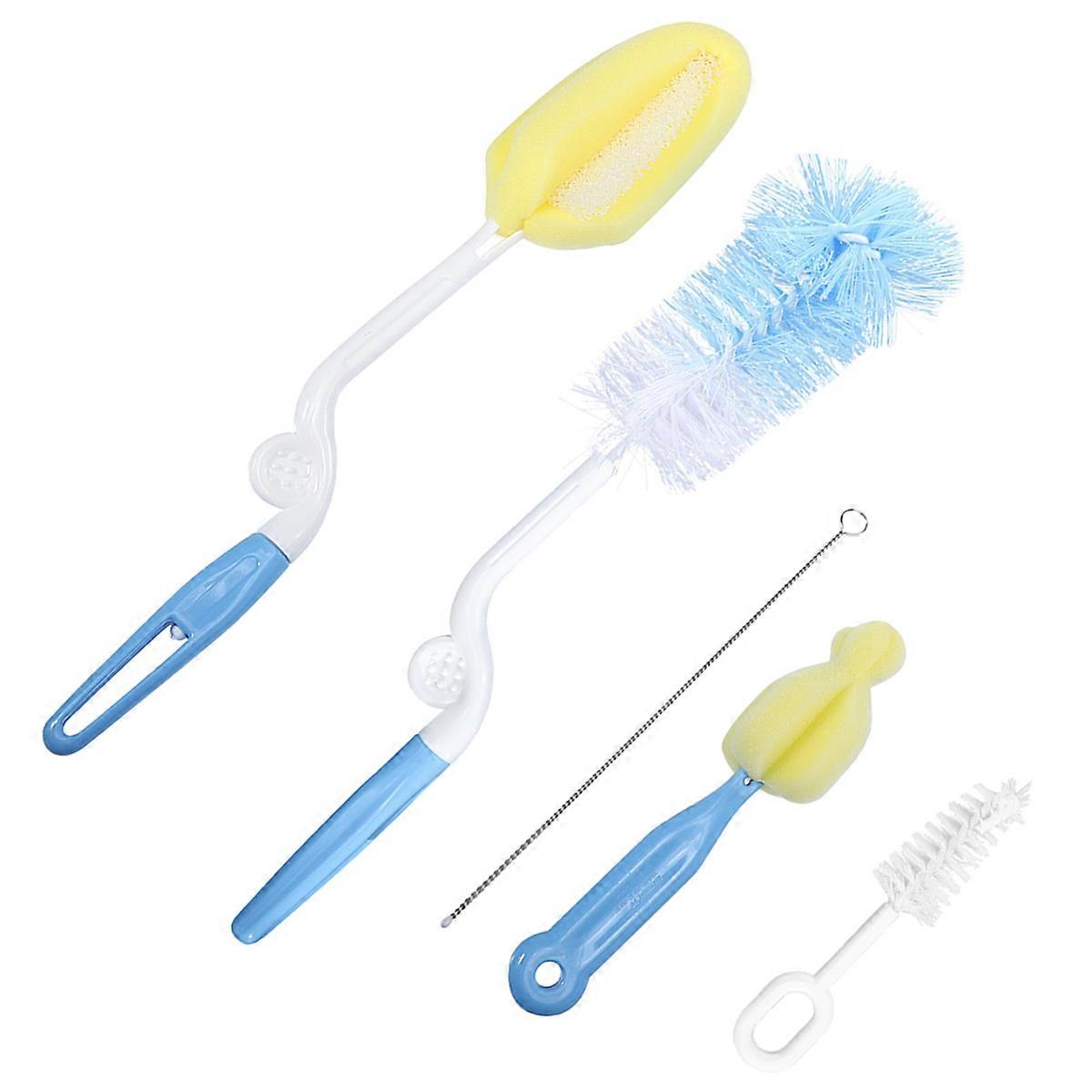 Here's a refined and professional product description based on your input:

 

**5 Piece Bottle Cleaning Brush Set – Long Handle Sponge Brushes for