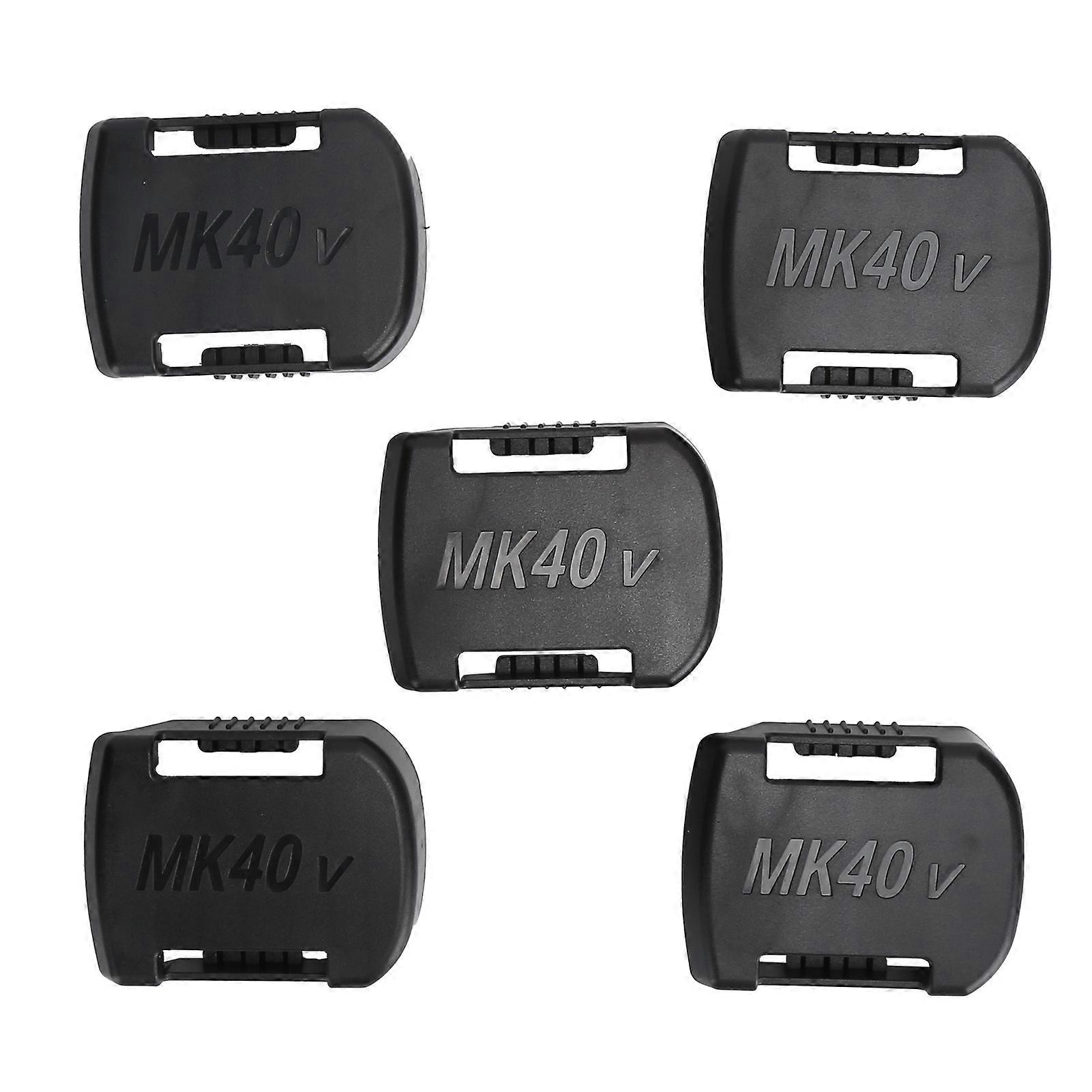 5pcs ABS Lithium Battery Holder Storage Slot for Makita 40V Li-Ion Battery