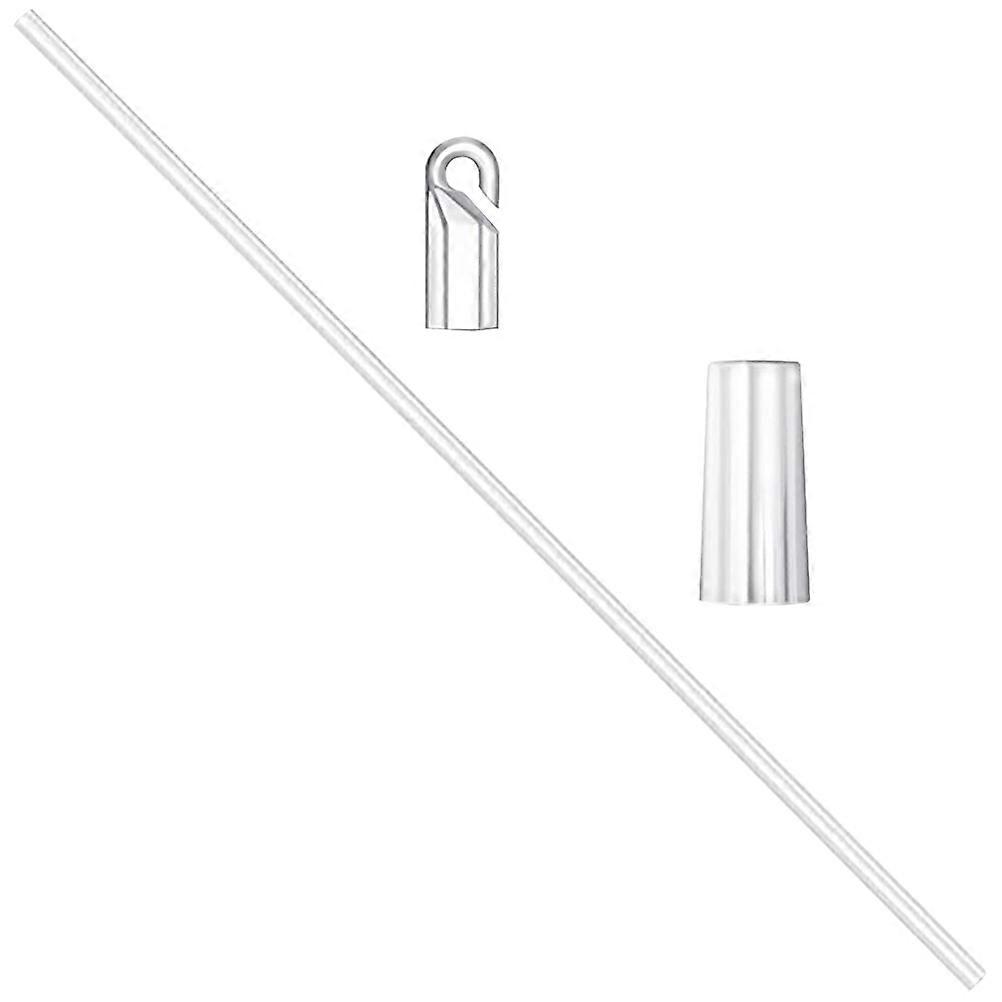 Transparent Drapery Pull Rod Replacement Blind Wand for Window Shades – Versatile Curtain Stick for Various Decor Styles