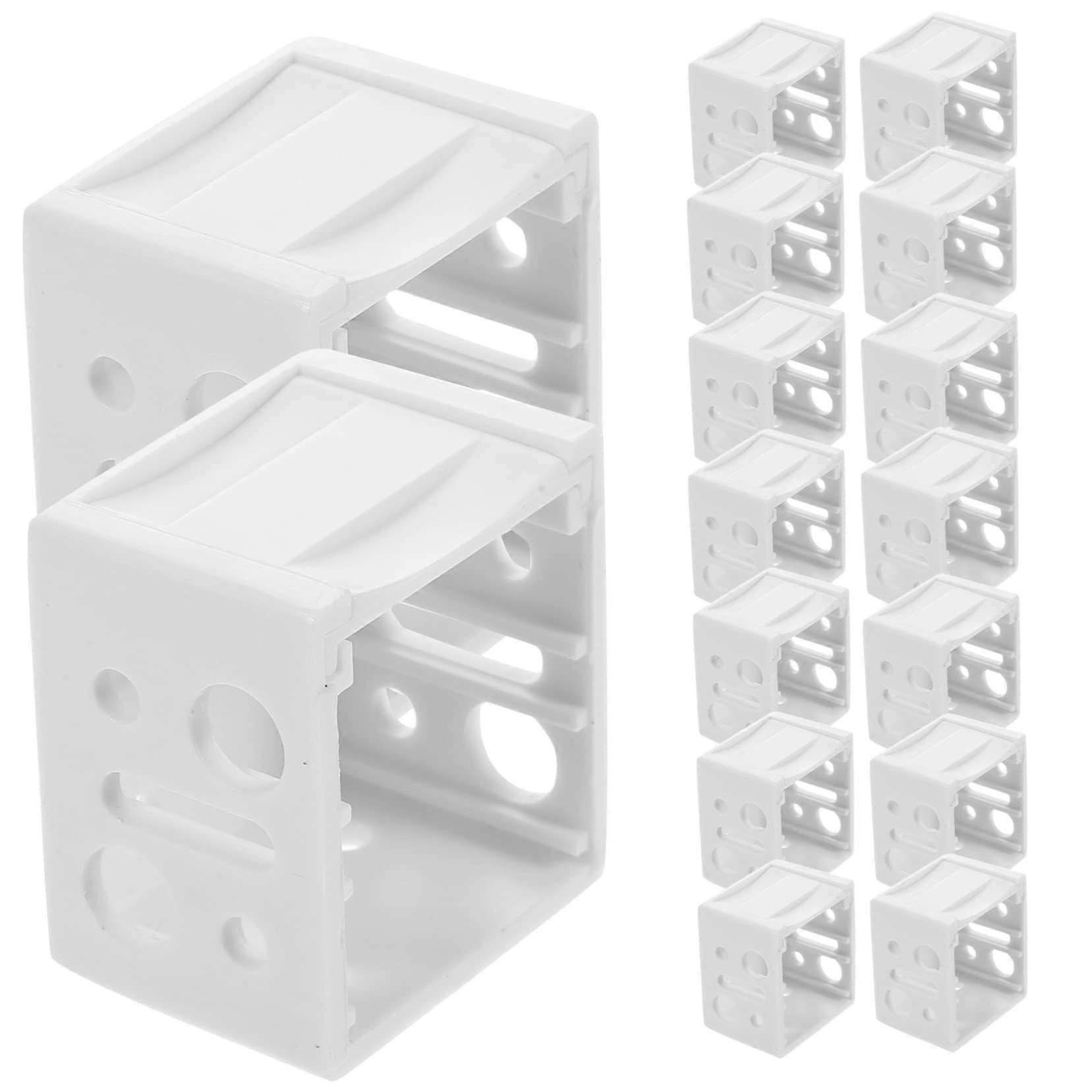 30 Pieces Mini Blind Brackets HighQuality Mounting Clips for White Brackets to Fix Blinds for Indoor and Outdoor Installation