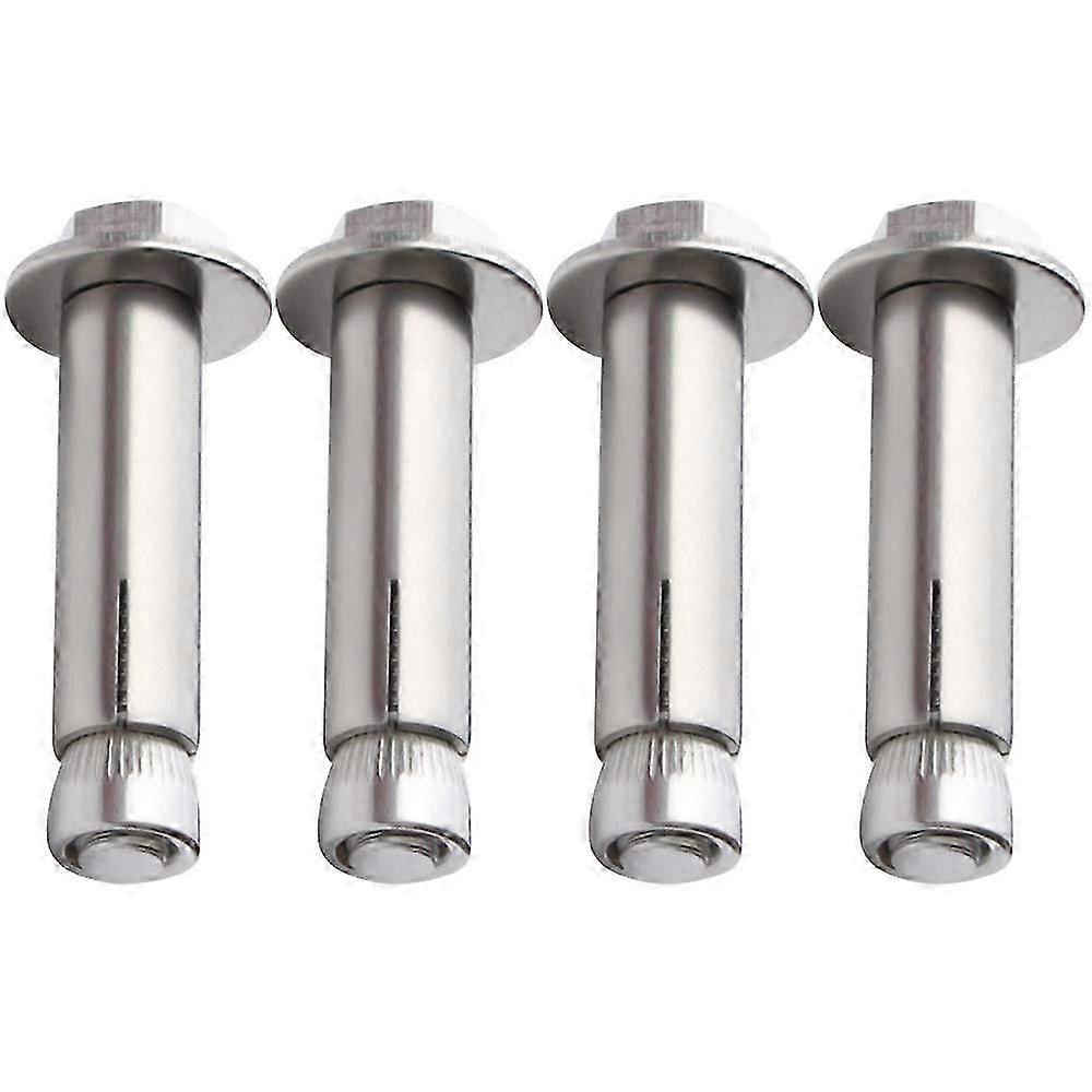 M8 x 50 Stainless Steel Expansion Sleeve Anchor Screws, Suitable for Various Applications, External Hex Nut Included for Secure Installation