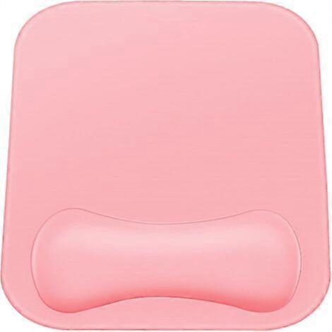 Upgrade Enlarge Ergonomic Smooth Gel Mouse Wrist Rest Superfine Fiber for Computer, Laptop, Mac, Gaming and Office, Pink