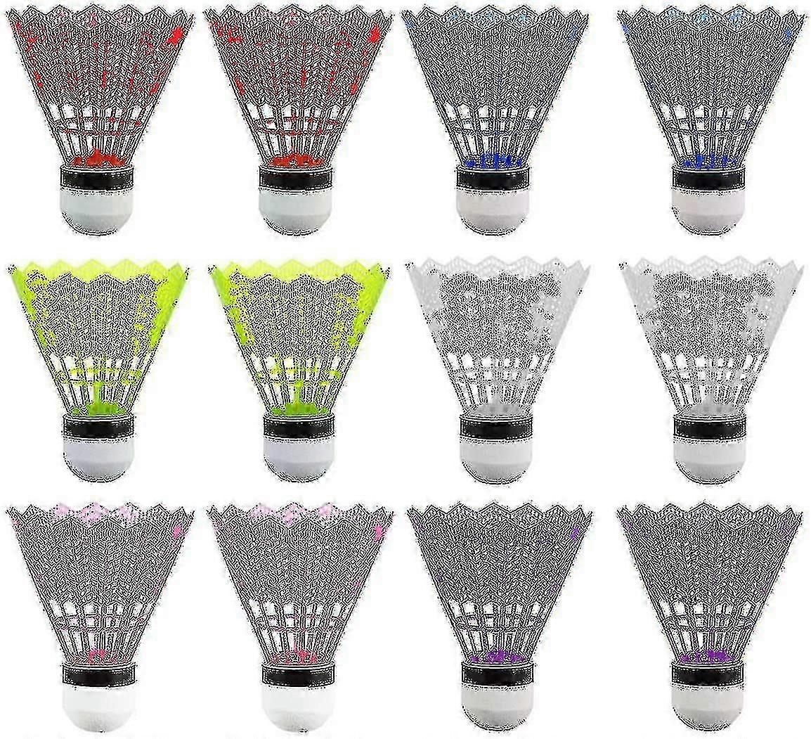 عبوة من 24 ريشة الريشة ريشة الريشة البلاستيكية الكرة رغوة رأس للأطفال والكبار الأنشطة الرياضية A - B hwy