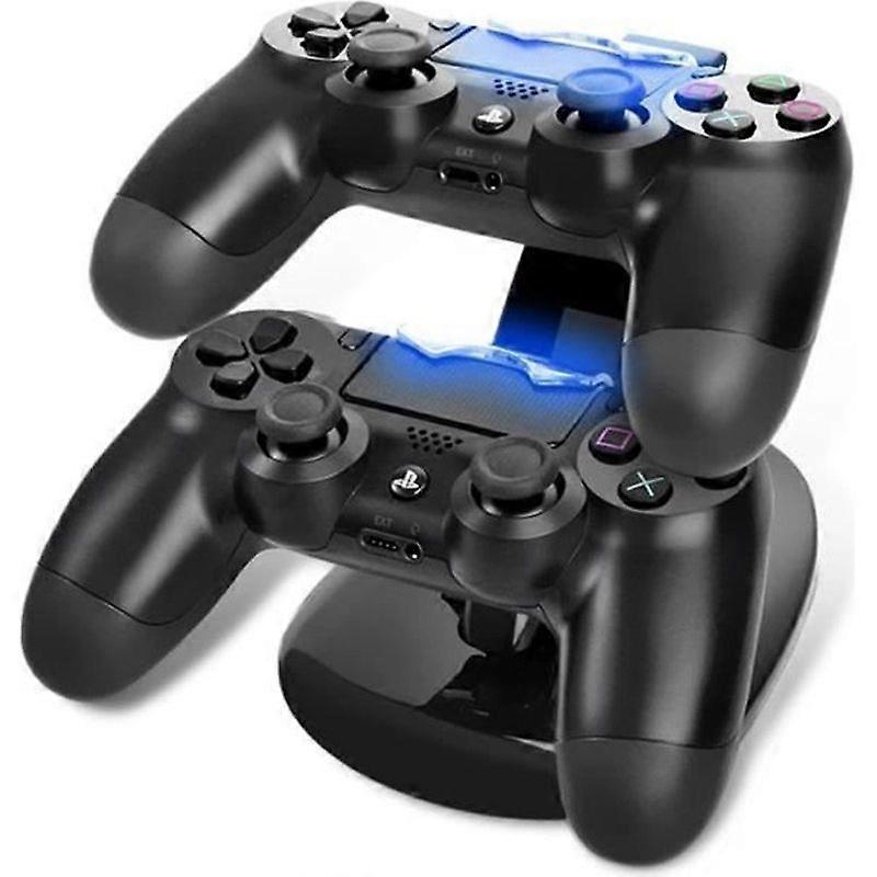 Neue Mode Design OIVO Dual USB Ladestation Game Controller Ladestation für Sony Play Station 4 PS4 Ladegerät - Schwarz