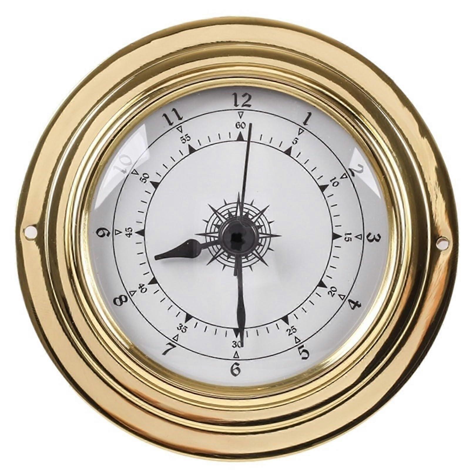 Wall Mounted Barometer, Weather Station, Temperature and Humidity Measurement, Thermometer and Hygrometer for Home Tide Clock