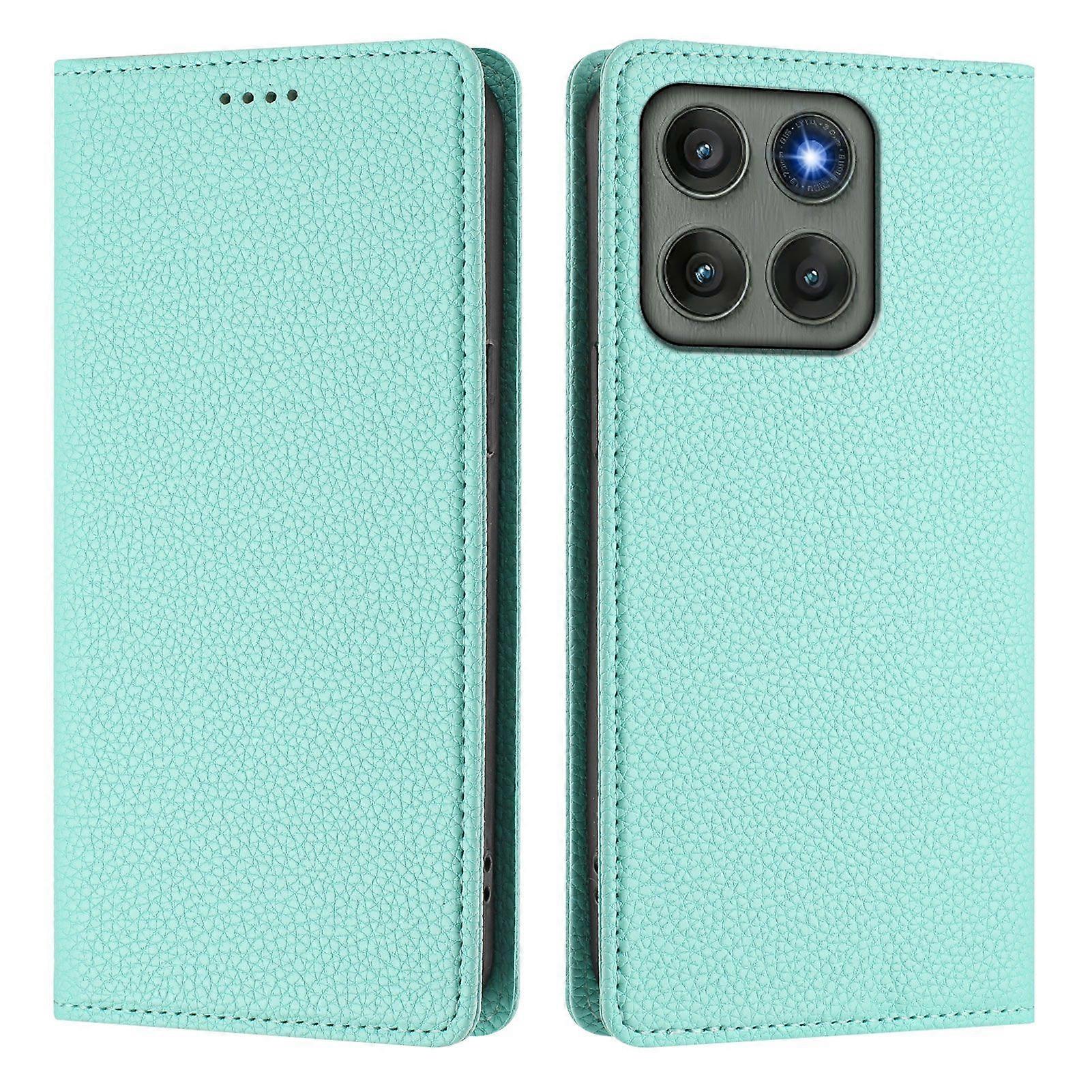 For Motorola Edge 60 Pro 5G Wallet Case Litchi Texture Leather Mobile Cover