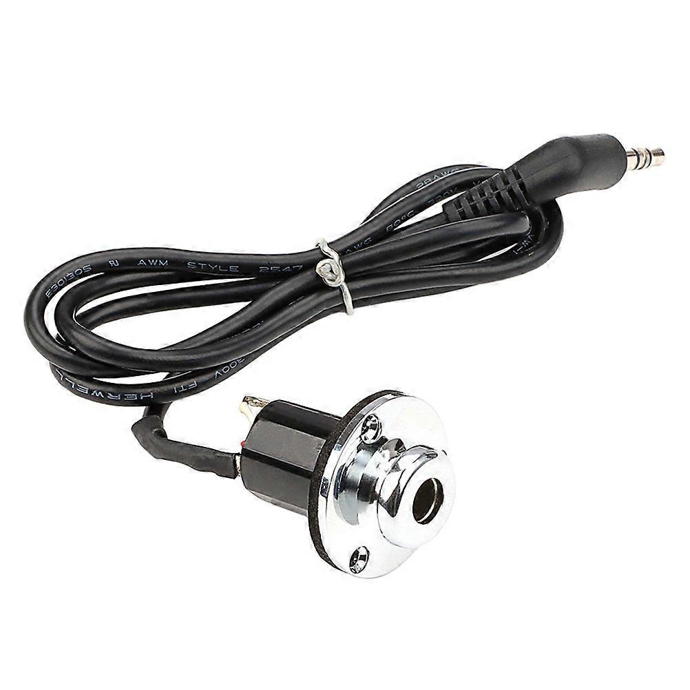 When looking for a **guitar end pin jack socket (female) to output connector plug** for an acoustic guitar, you're likely trying to install or