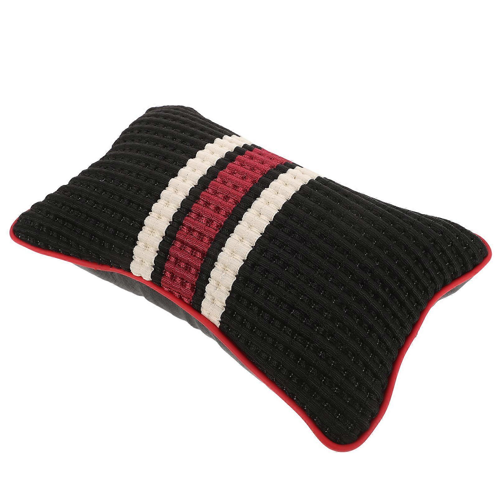 Breathable Car Neck Pillow, Ergonomic Cervical Support Cushion for Driving & Travel, Ventilated Headrest Pillow with Artificial Cover