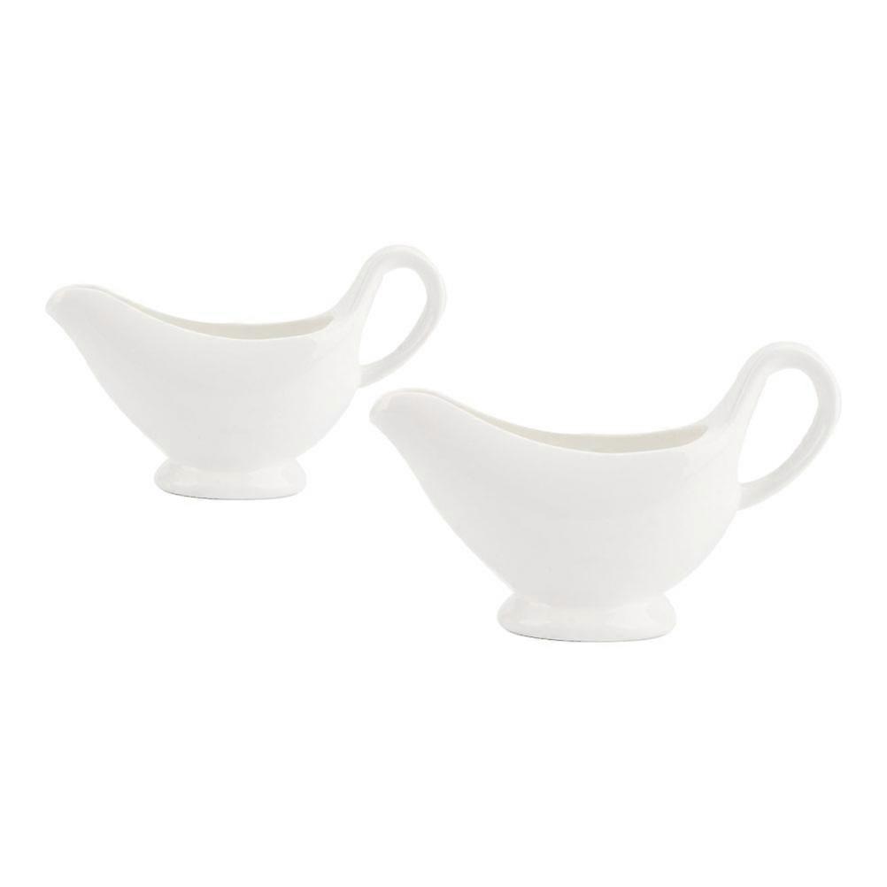 Easy Pour Gravy Boat For Dining Condiment Boats Storage Container 6.5×3.9×2in 2Pcs