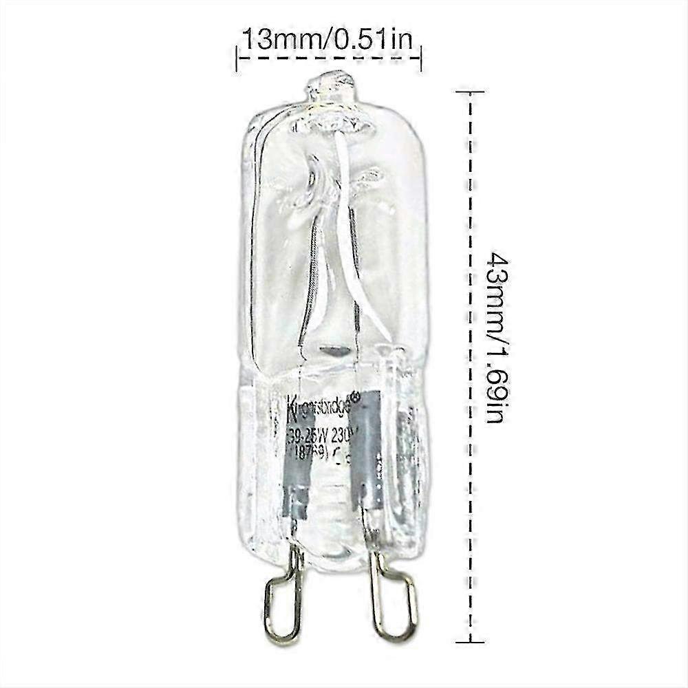 G9 Halogen Bulbs, 18w Transparent Halogen Dimmable Bulbs_XG