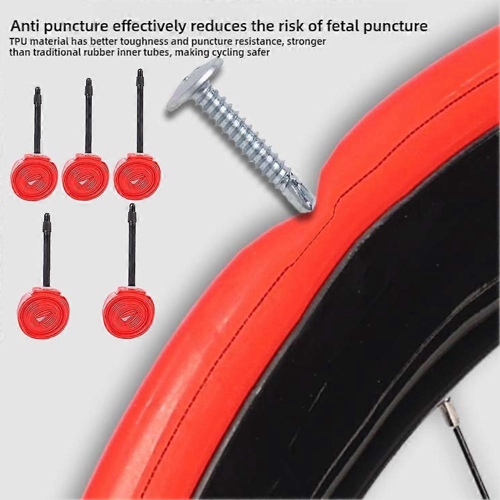 45mm French nozzle lightweight inner tube for melon car (D)$Ultra-light TPU inner tube for bicycle 700X18 25 28 32 35 40 47c Road deadspeed tube