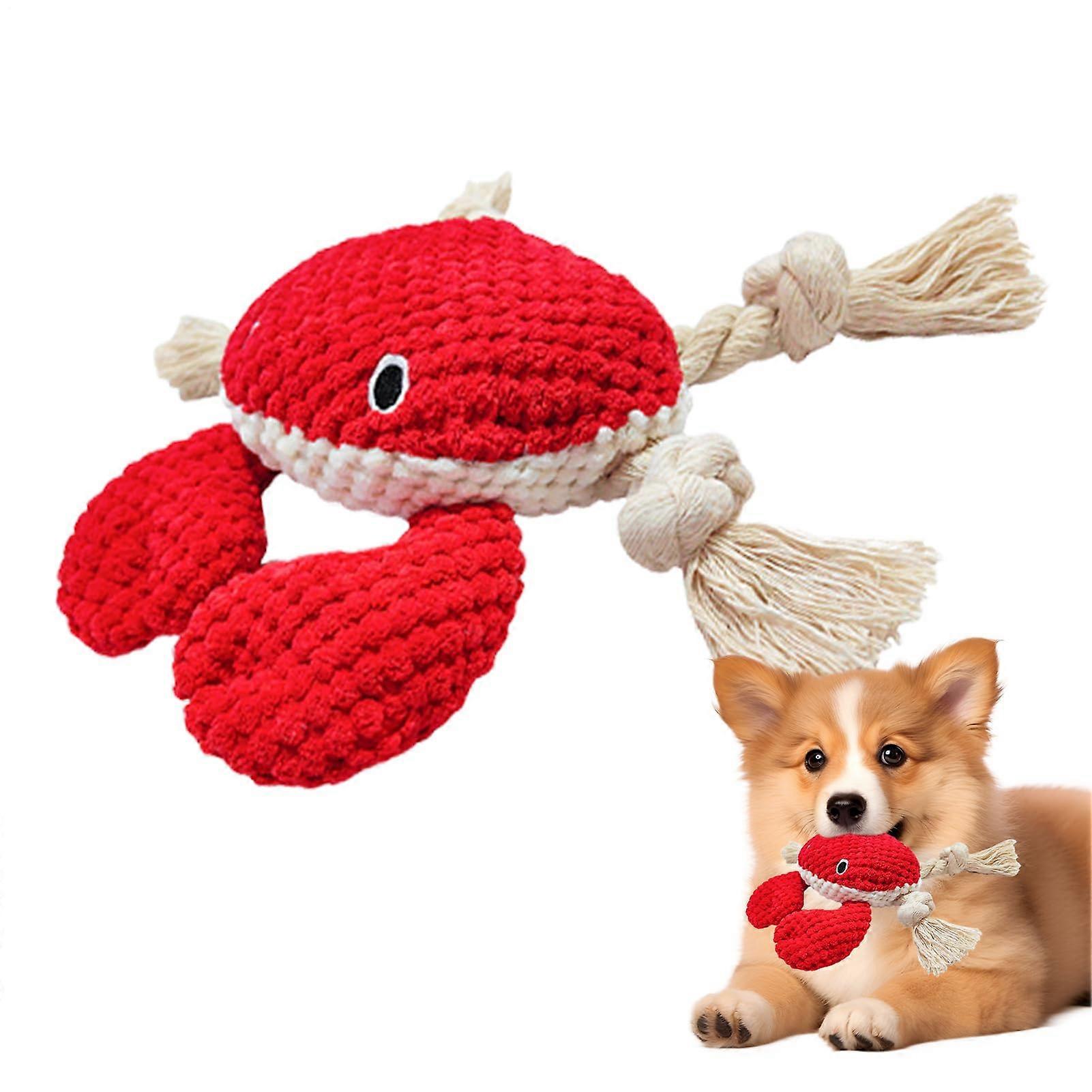 Pet Plush Toy Sea Animal Design Squeaky Dog Chew Toy | Soft Portable Plush For Small To Medium Dogs And Cats, Indoor Use