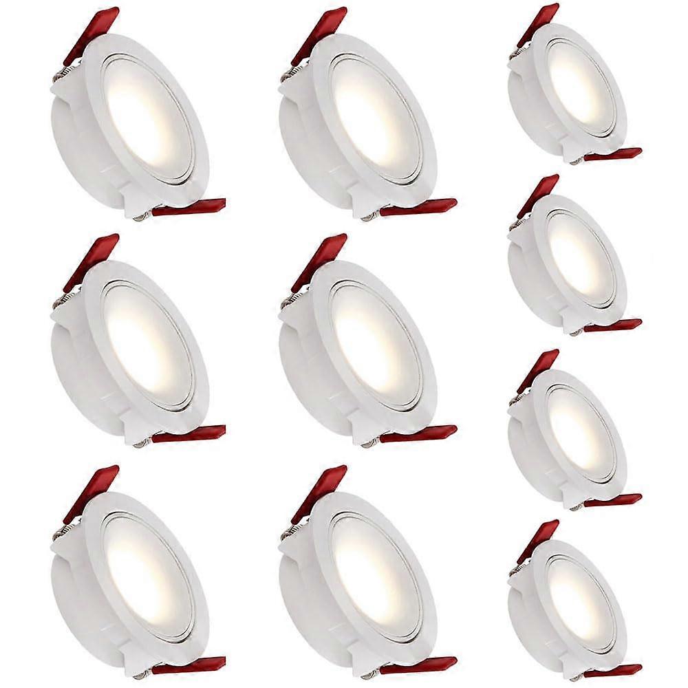 10Pack LED Ceiling Downlight, 5W, 7W, 12W, Adjustable Angle, 3000K6000K