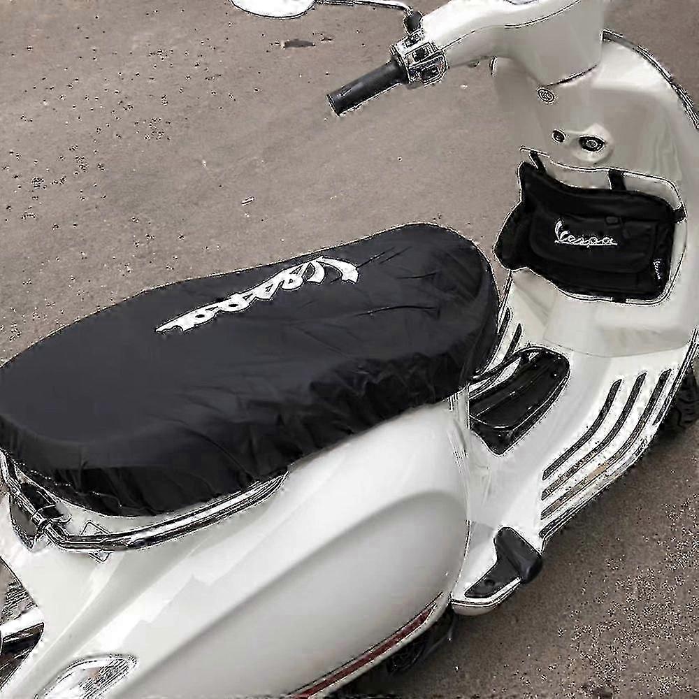 غطاء مقعد دراجة نارية مقاوم للماء قابل للتمدد مقاوم للغبار مقاوم للمطر لملحقات Vespa GTS300 150
