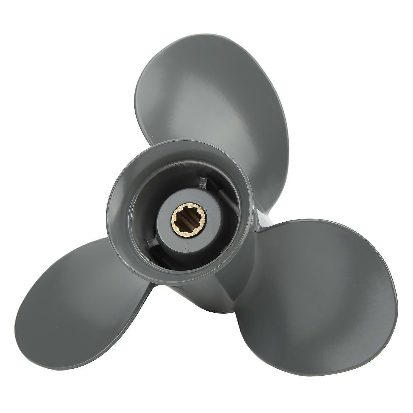 3 Blades Aluminum Alloy Marine Propeller 58130‑ZV4‑010AH Replacement for Outboard 8‑20HP Engine