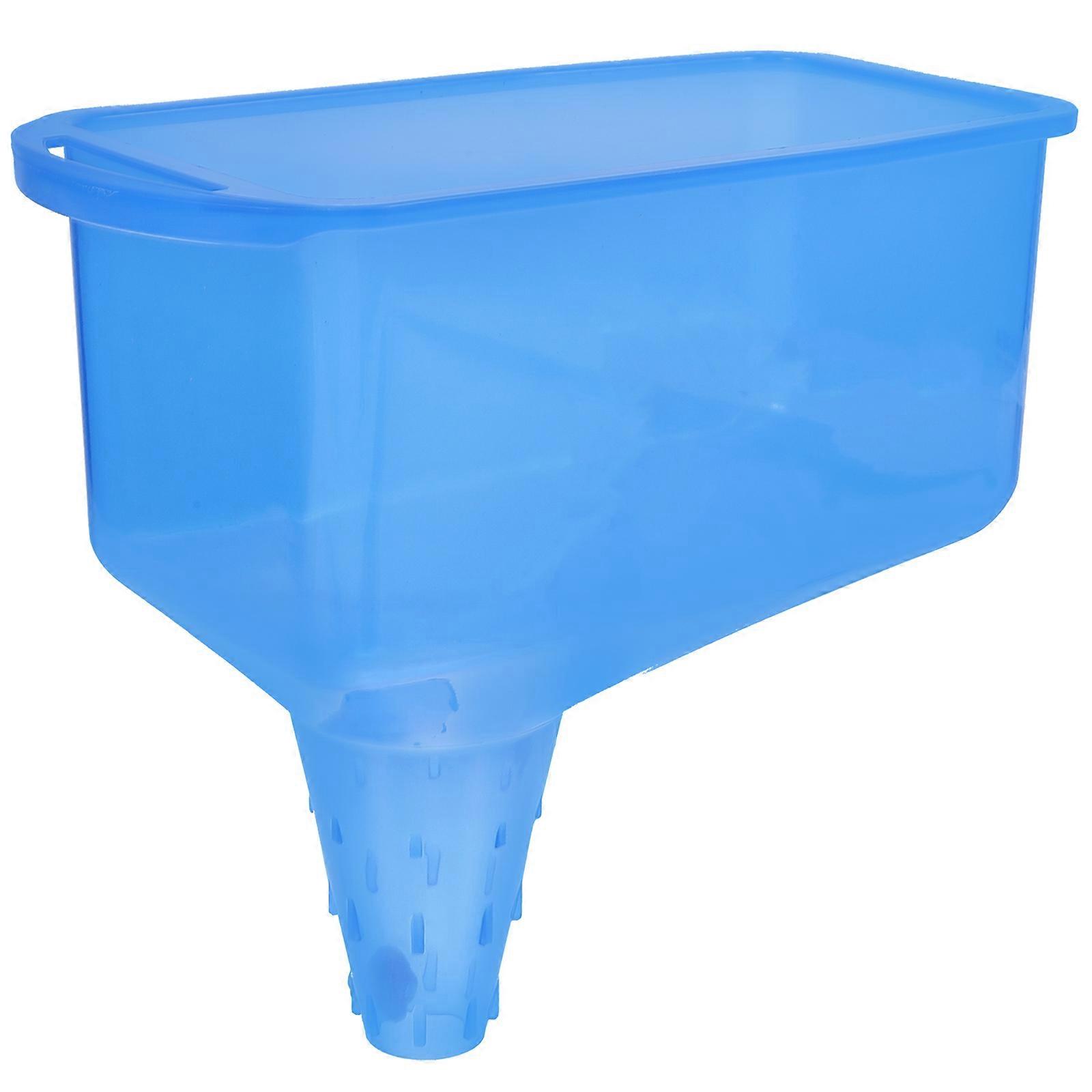 Square Oil Funnel for Automotive Use – Ergonomic Design, Easy Cleaning, Efficient Refueling for Oil Changes and Fuel Transfers