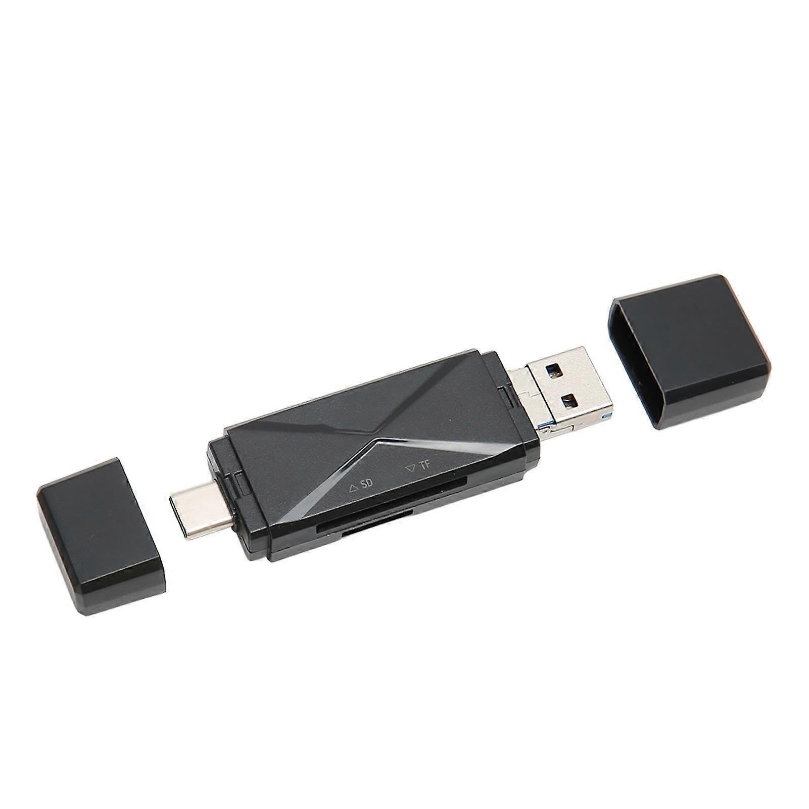 3 in 1 USB Storage Card Reader C 3.0 MICRO USB Portable Storage Memory Card Reader with 3 Connectors