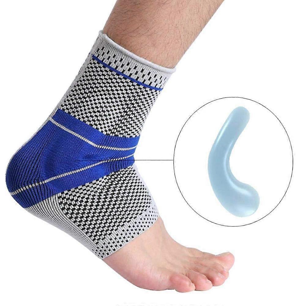 Foot Bandage Ankle Brace Elastic Breathable Ankle Support Compression Sleeves (Color M 1pc)