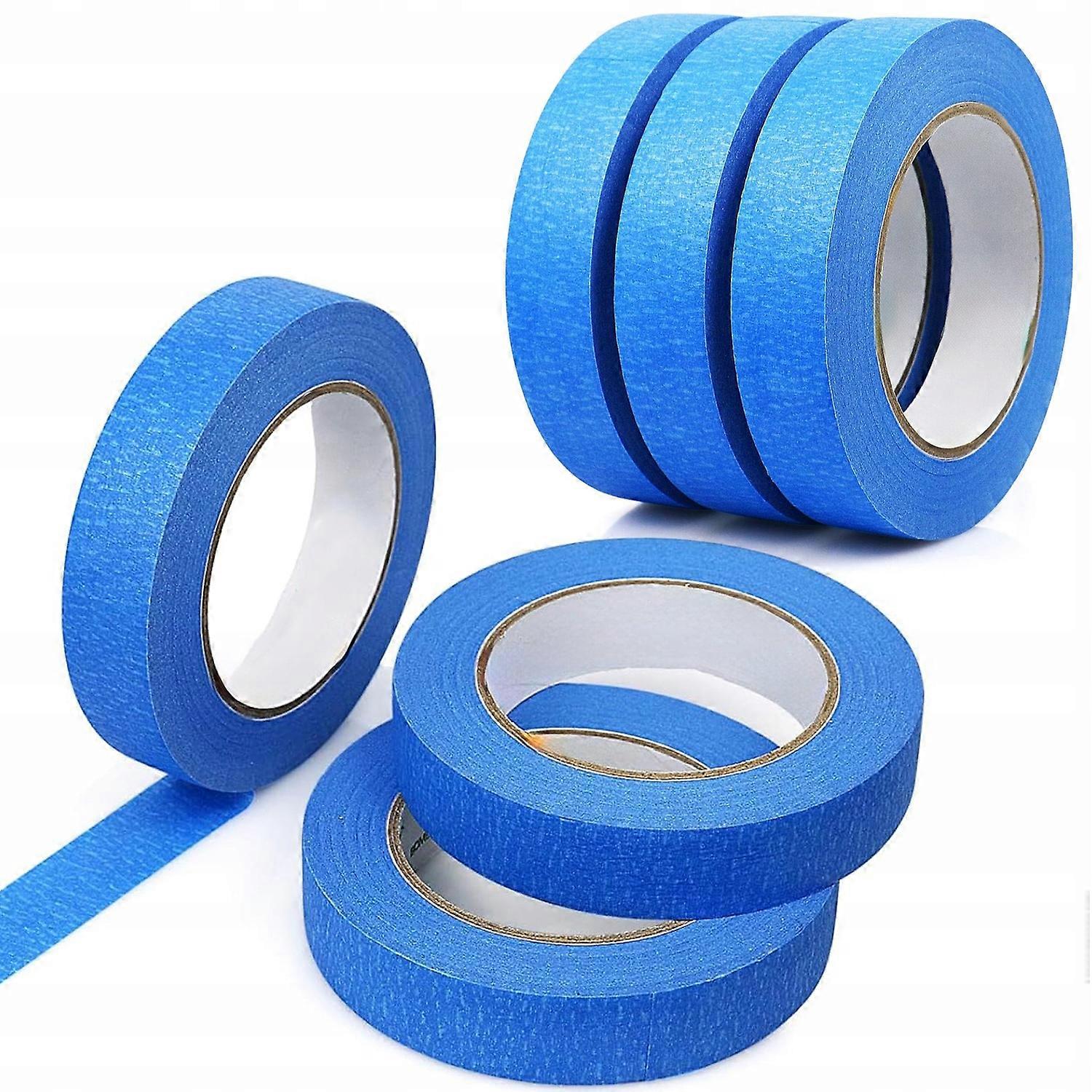 Rosfix Masking Tape 50 mm x 50 m blue – professional, ecological | Crepe paper, acrylic adhesive
